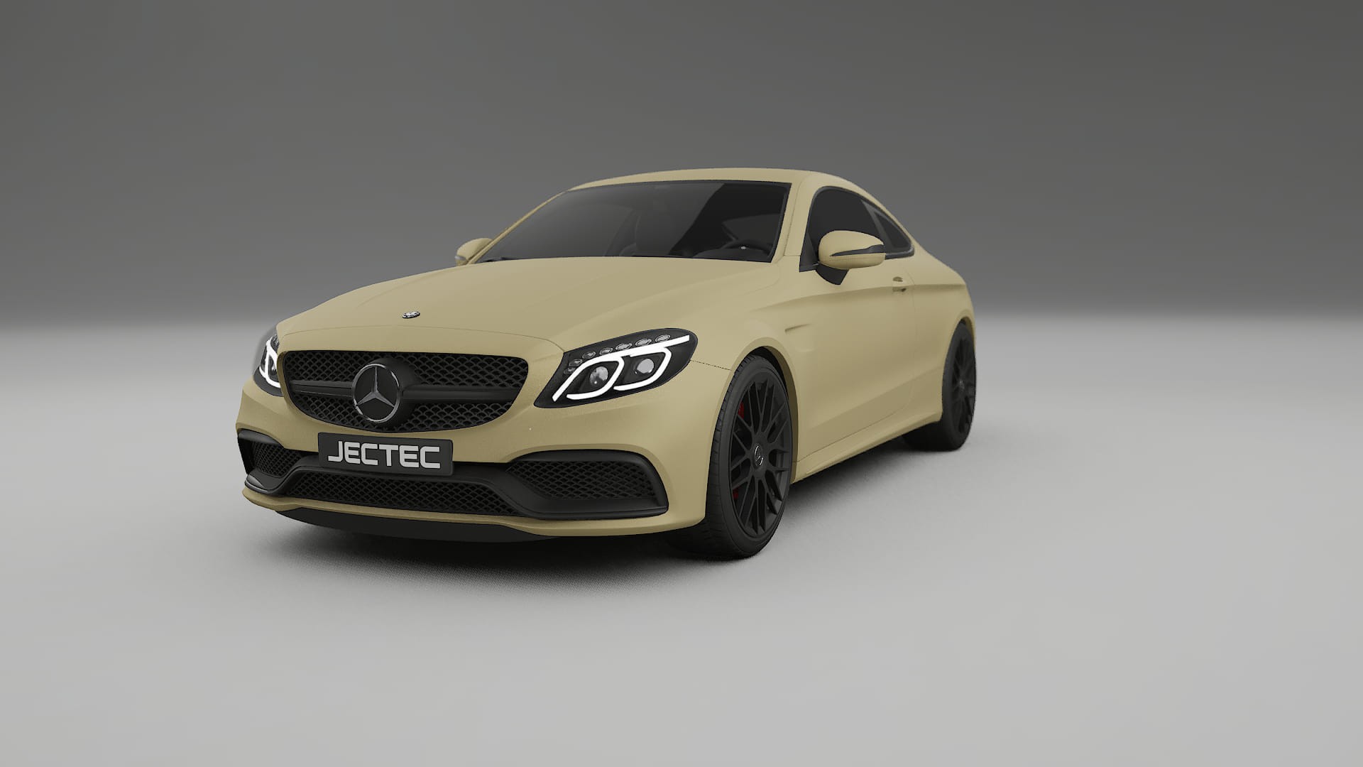 Mercedes C63 AMG W205 Coupe TPU Paint Protection Film | SAND Color Change PPF Full Pre-Cut Kit