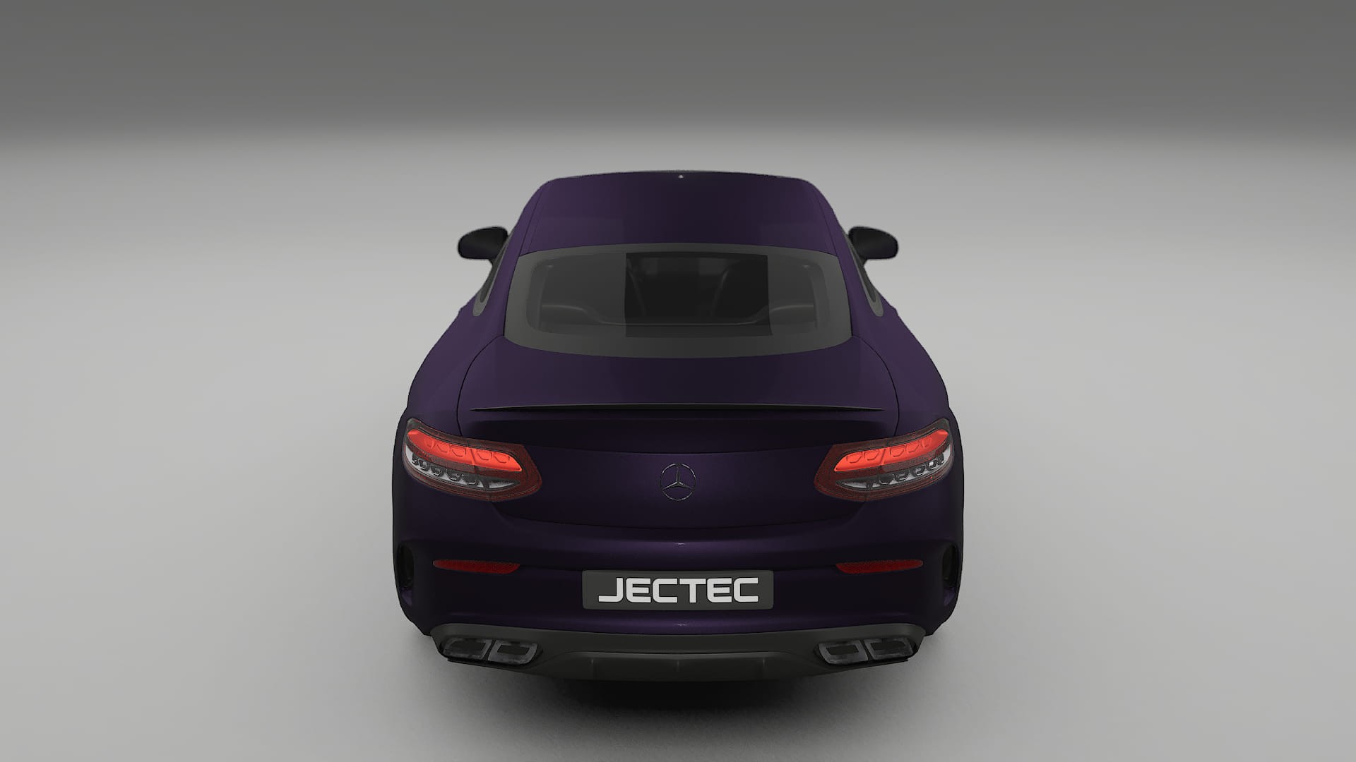 Mercedes C63 AMG W205 Coupe TPU Paint Protection Film | VIOLET Color Change PPF Full Pre-Cut Kit