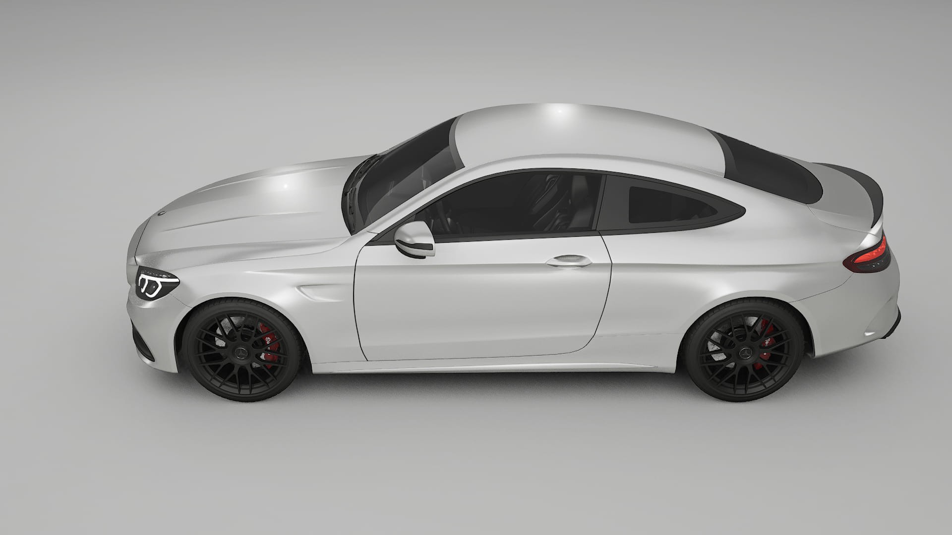 Mercedes C63 AMG W205 Coupe TPU Paint Protection Film | OPAL Color Change PPF Full Pre-Cut Kit