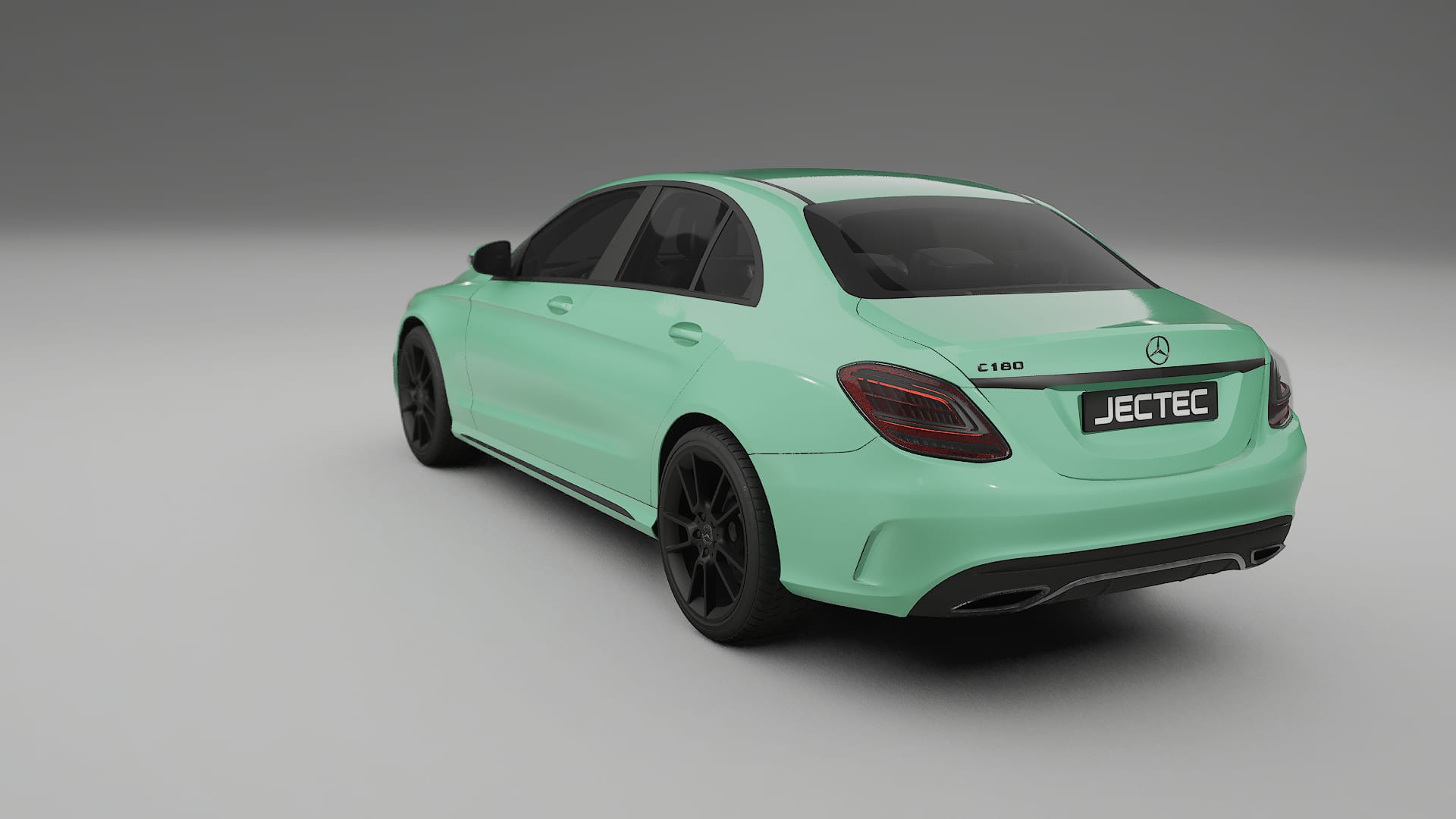 Mercedes C-Class W205 AMG sedan TPU Paint Protection Film | DUSTY Color Change PPF Full Pre-Cut Kit