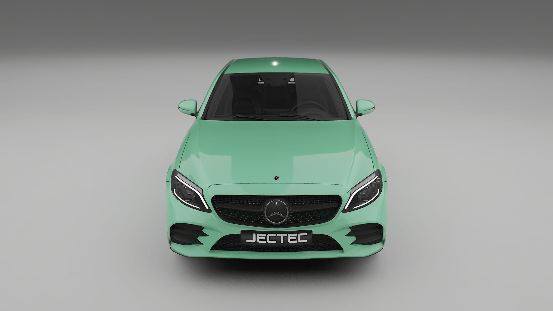 Mercedes C-Class W205 AMG sedan TPU Paint Protection Film | DUSTY Color Change PPF Full Pre-Cut Kit