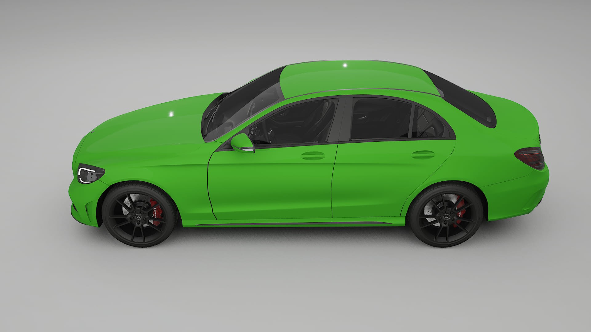 Mercedes C-Class W205 AMG sedan TPU Paint Protection Film | VENOM Color Change PPF Full Pre-Cut Kit