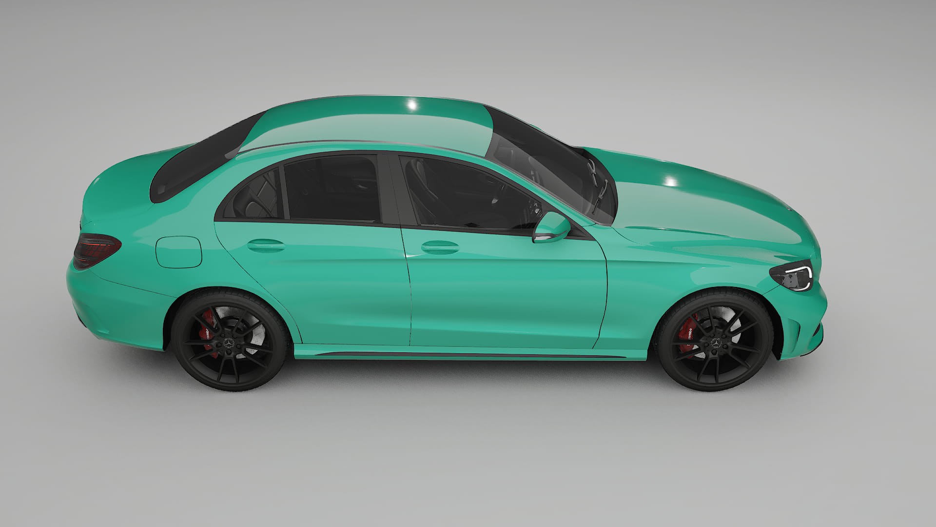 Mercedes C-Class W205 AMG sedan TPU Paint Protection Film | JEWEL Color Change PPF Full Pre-Cut Kit