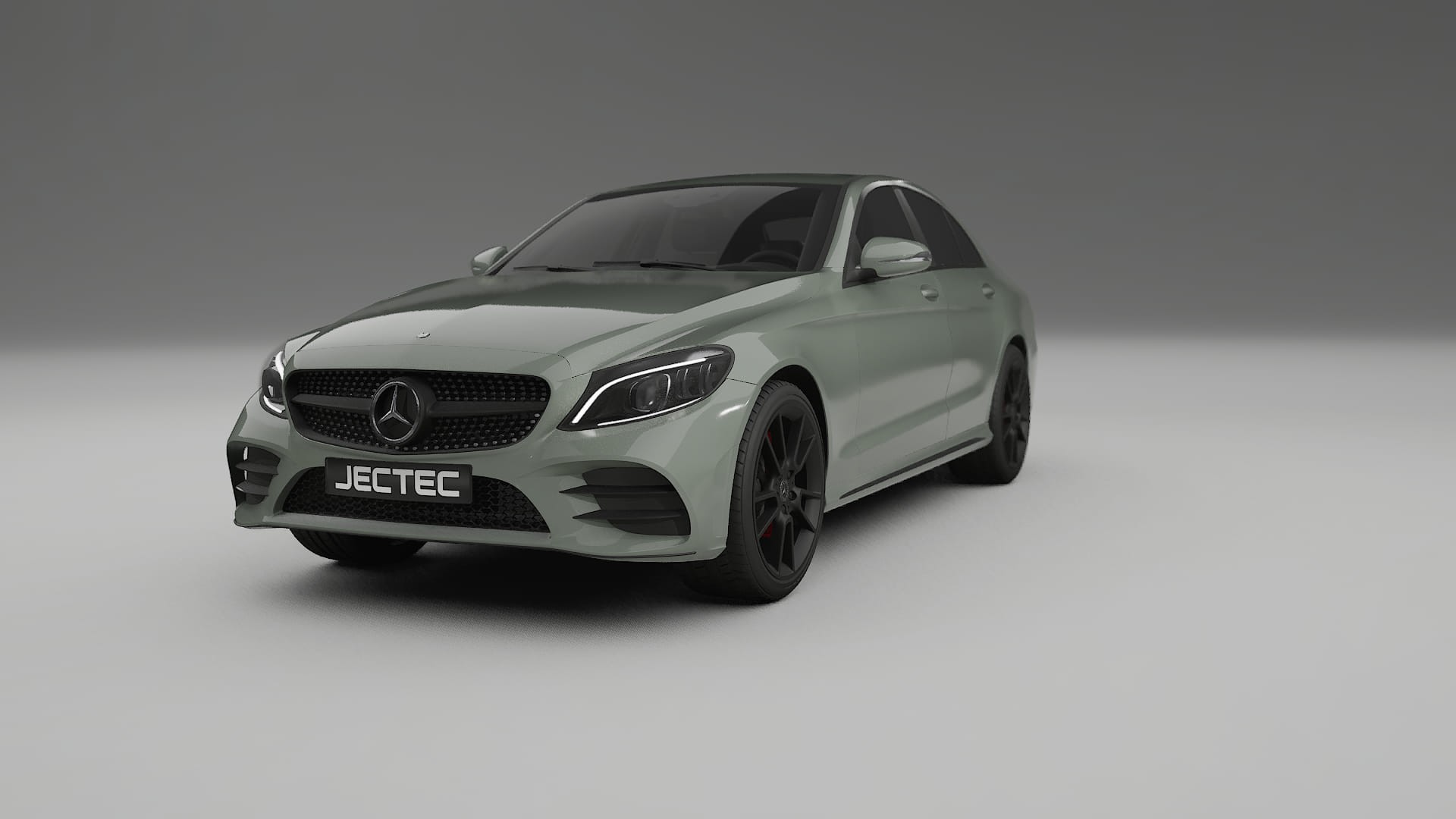 Mercedes C-Class W205 AMG sedan TPU Paint Protection Film | SLATE Color Change PPF Full Pre-Cut Kit