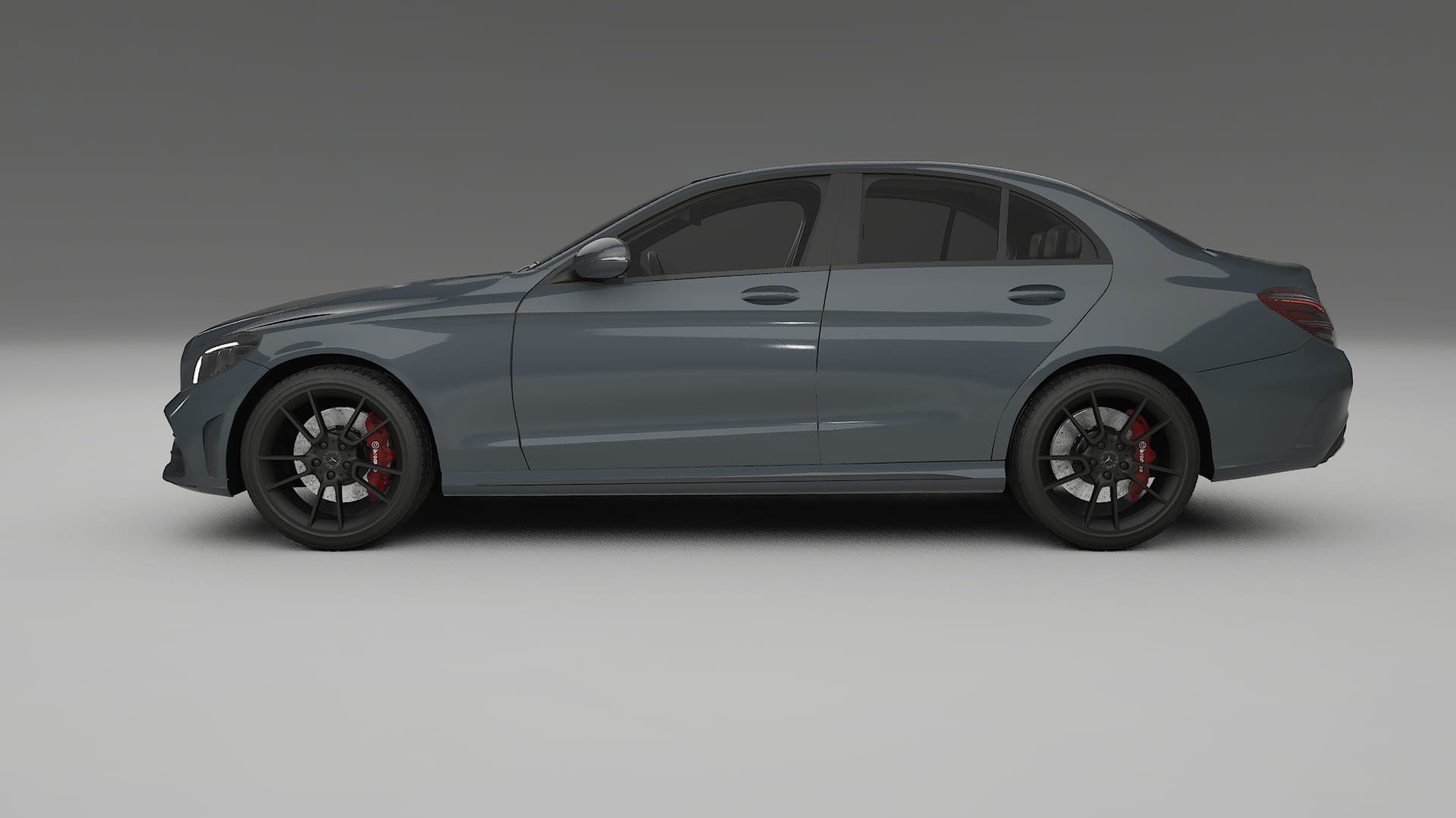 Mercedes C-Class W205 AMG sedan TPU Paint Protection Film | GRANITE Color Change PPF Full Pre-Cut Kit