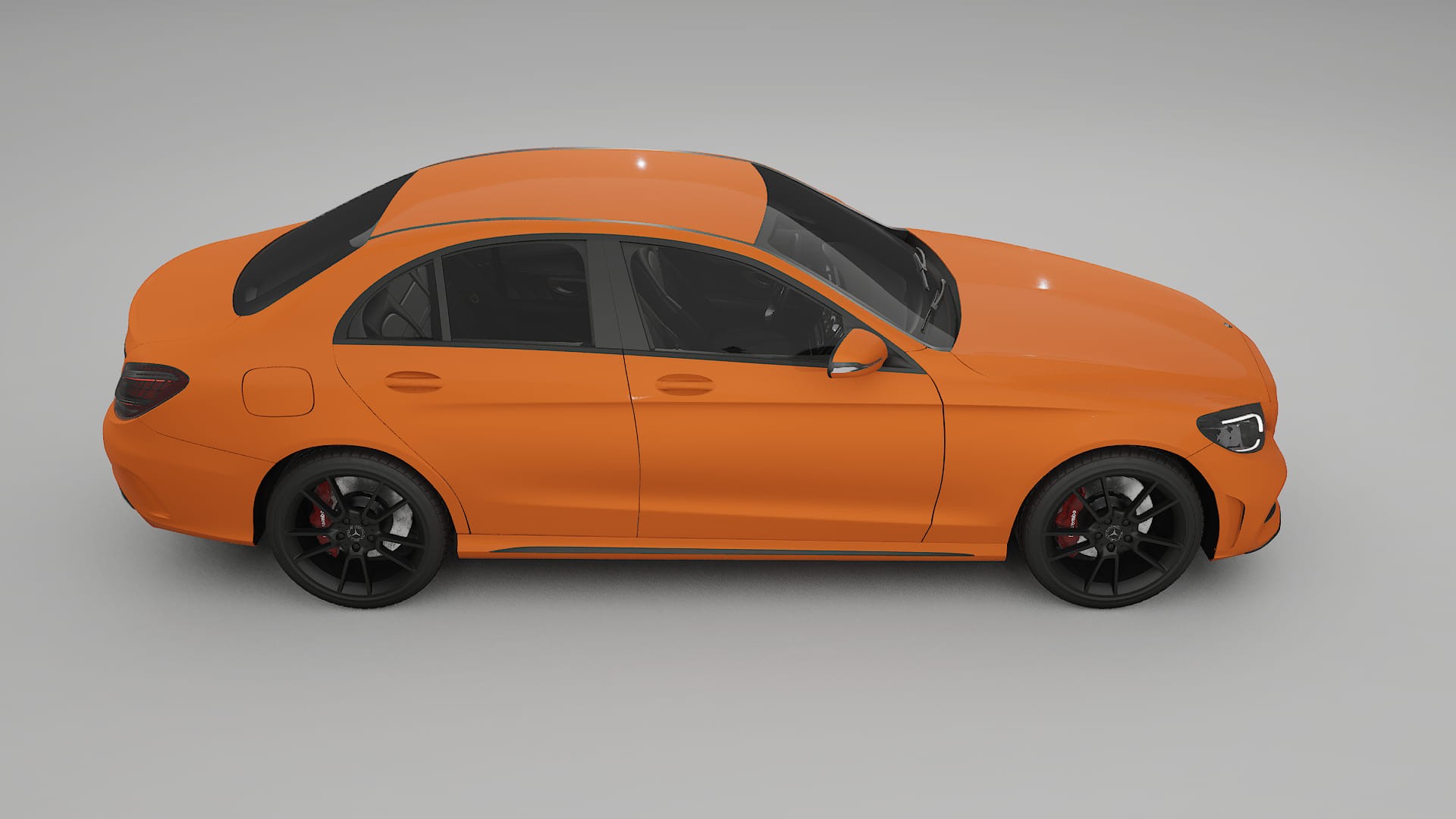 Mercedes C-Class W205 AMG sedan TPU Paint Protection Film | ROCKET Color Change PPF Full Pre-Cut Kit