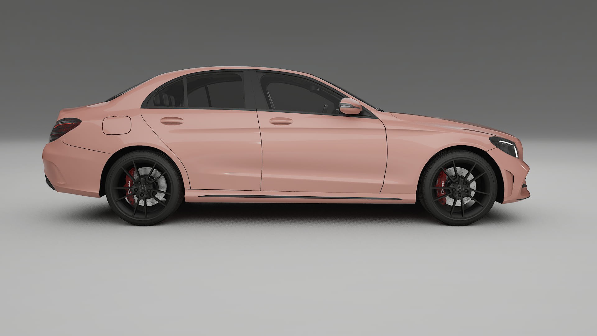 Mercedes C-Class W205 AMG sedan TPU Paint Protection Film | BLUSH Color Change PPF Full Pre-Cut Kit