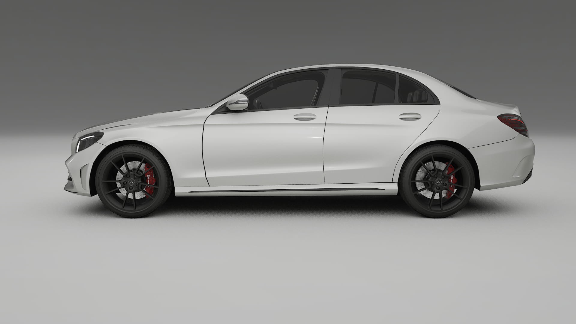 Mercedes C-Class W205 AMG sedan TPU Paint Protection Film | PEARL Color Change PPF Full Pre-Cut Kit