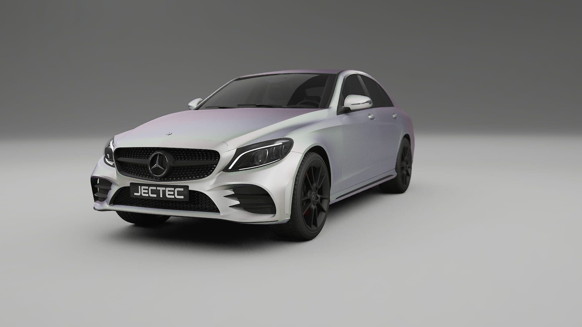 Mercedes C-Class W205 AMG sedan TPU Paint Protection Film | NEBULA Color Change PPF Full Pre-Cut Kit