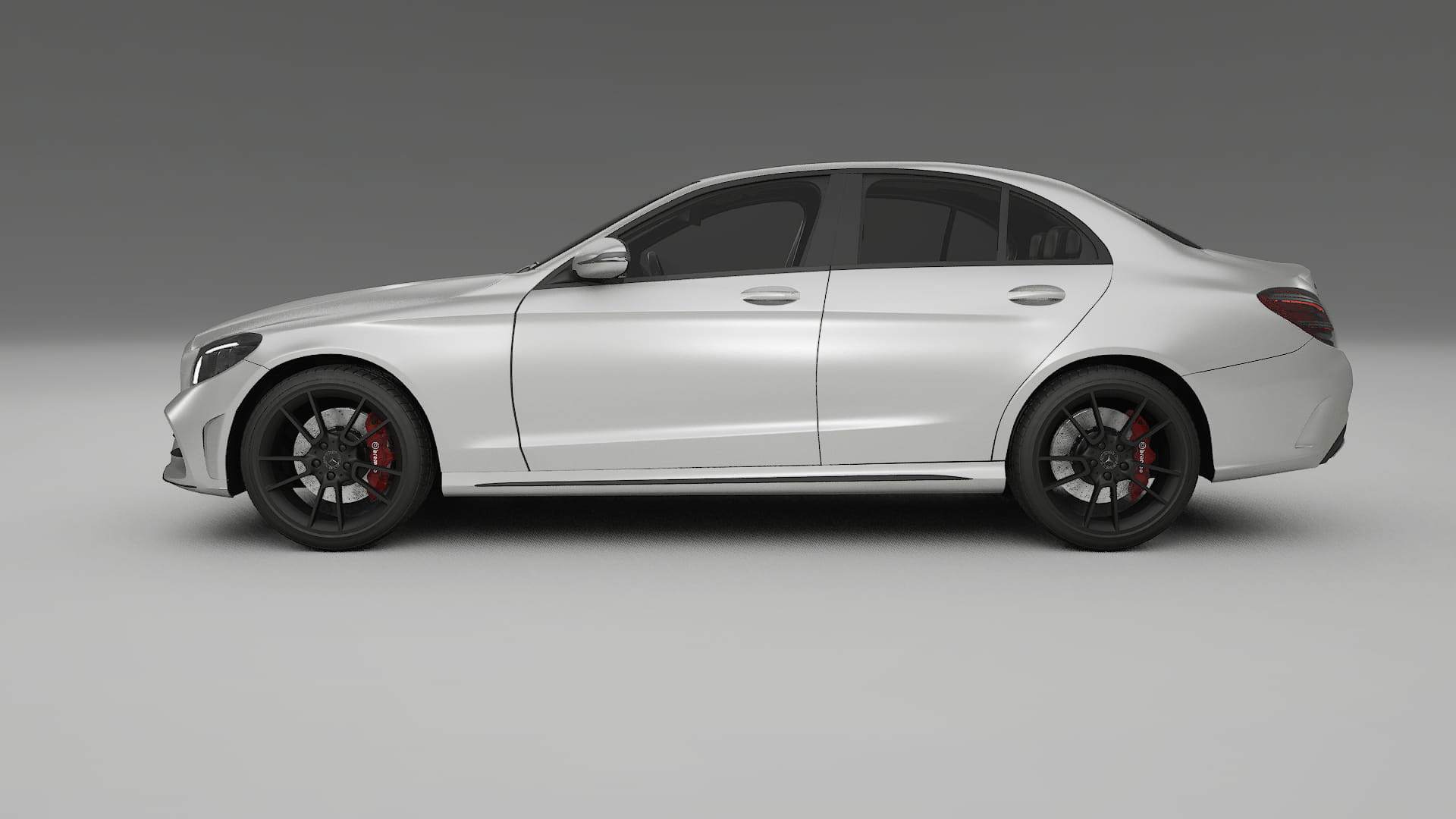 Mercedes C-Class W205 AMG sedan TPU Paint Protection Film | OPAL Color Change PPF Full Pre-Cut Kit