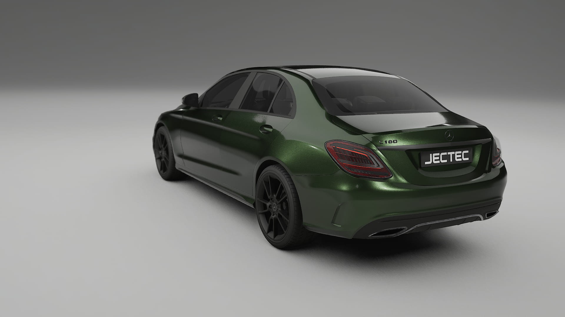 Mercedes C-Class W205 AMG sedan TPU Paint Protection Film | LAGOON Color Change PPF Full Pre-Cut Kit