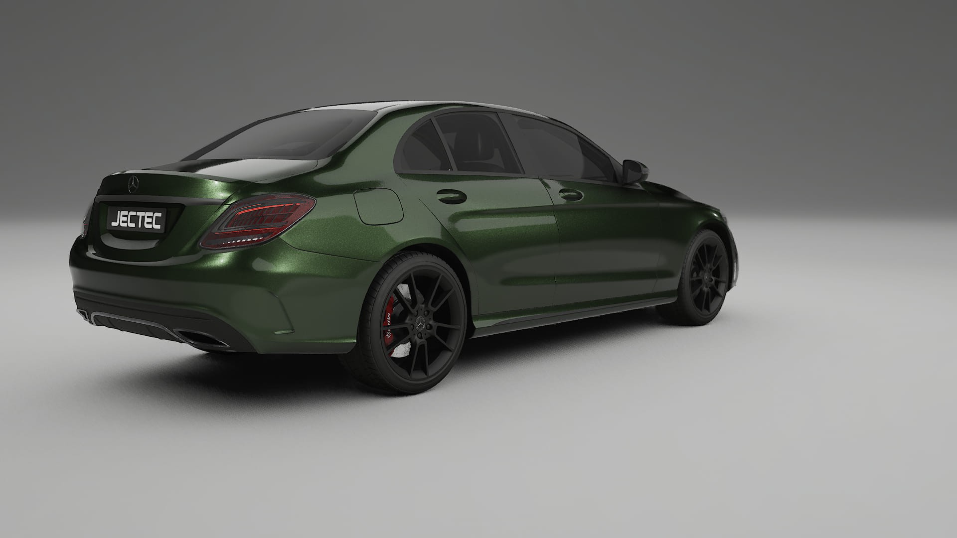 Mercedes C-Class W205 AMG sedan TPU Paint Protection Film | LAGOON Color Change PPF Full Pre-Cut Kit