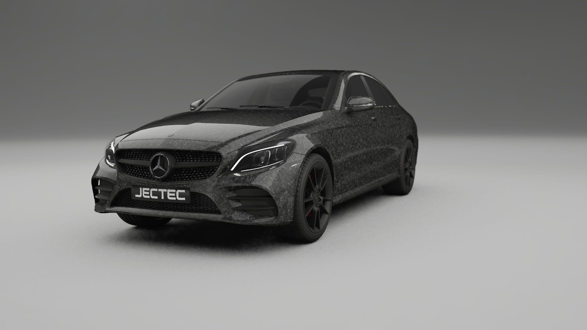 Mercedes C-Class W205 AMG sedan TPU Paint Protection Film | FORGED S Color Change PPF Full Pre-Cut Kit 2