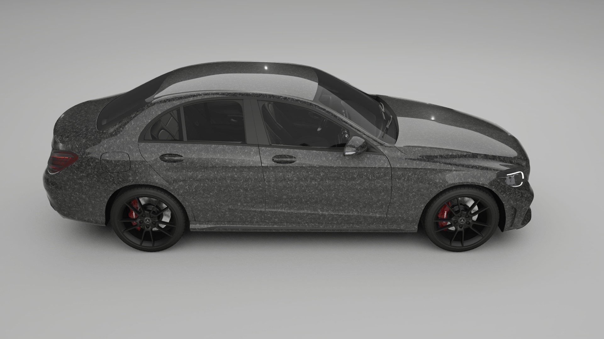 Mercedes C-Class W205 AMG sedan TPU Paint Protection Film | FORGED S Color Change PPF Full Pre-Cut Kit