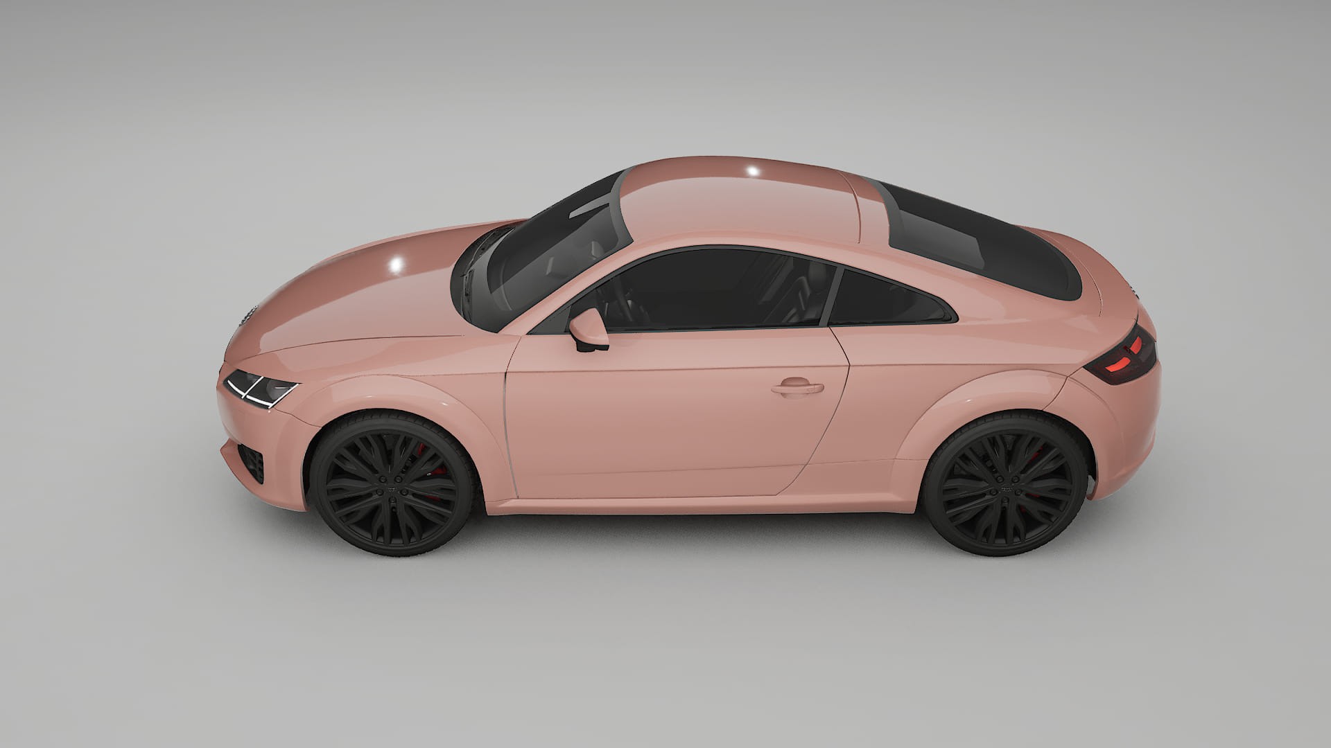 Audi TT Coupe 8S prefacelift pre-LCI TPU Paint Protection Film | BLUSH Color Change PPF Full Pre-Cut Kit