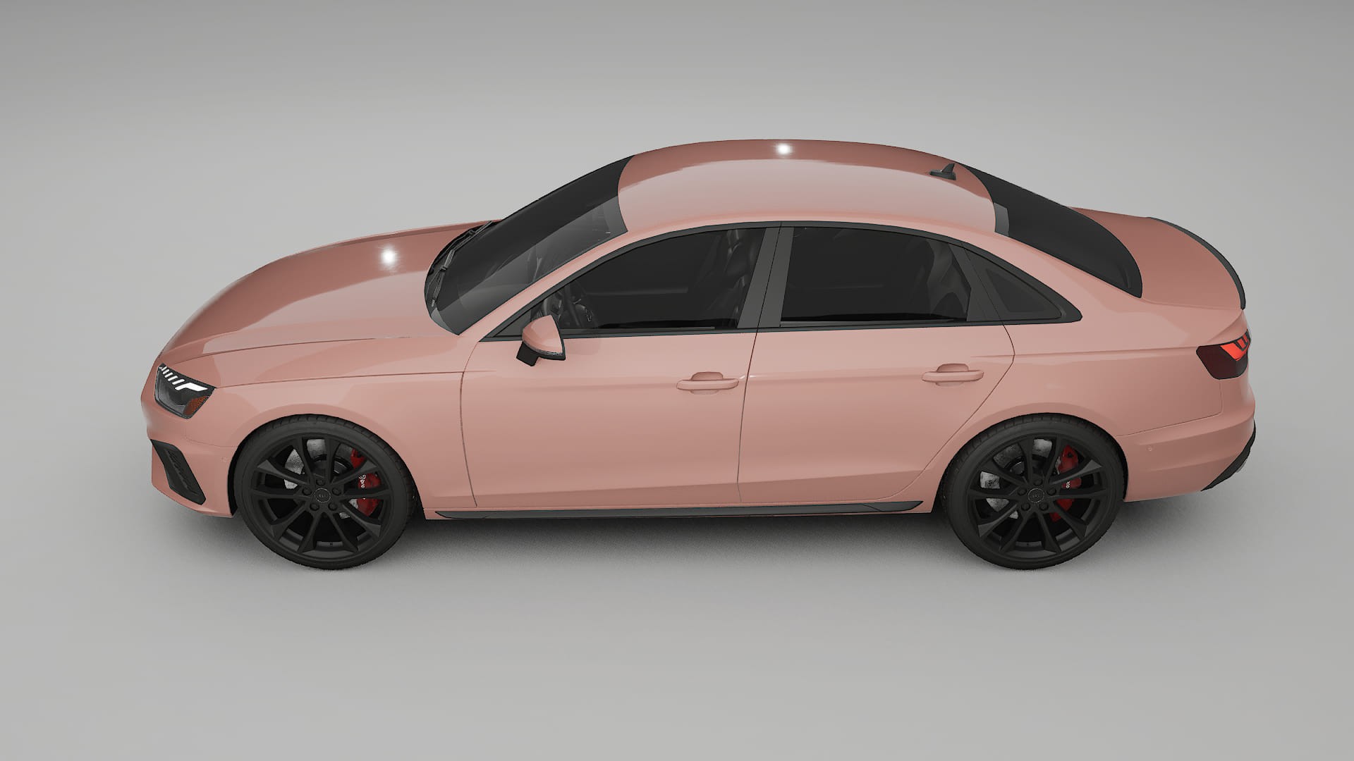 Audi S4 Sedan B9 facelift LCI TPU Paint Protection Film | BLUSH Color Change PPF Full Pre-Cut Kit