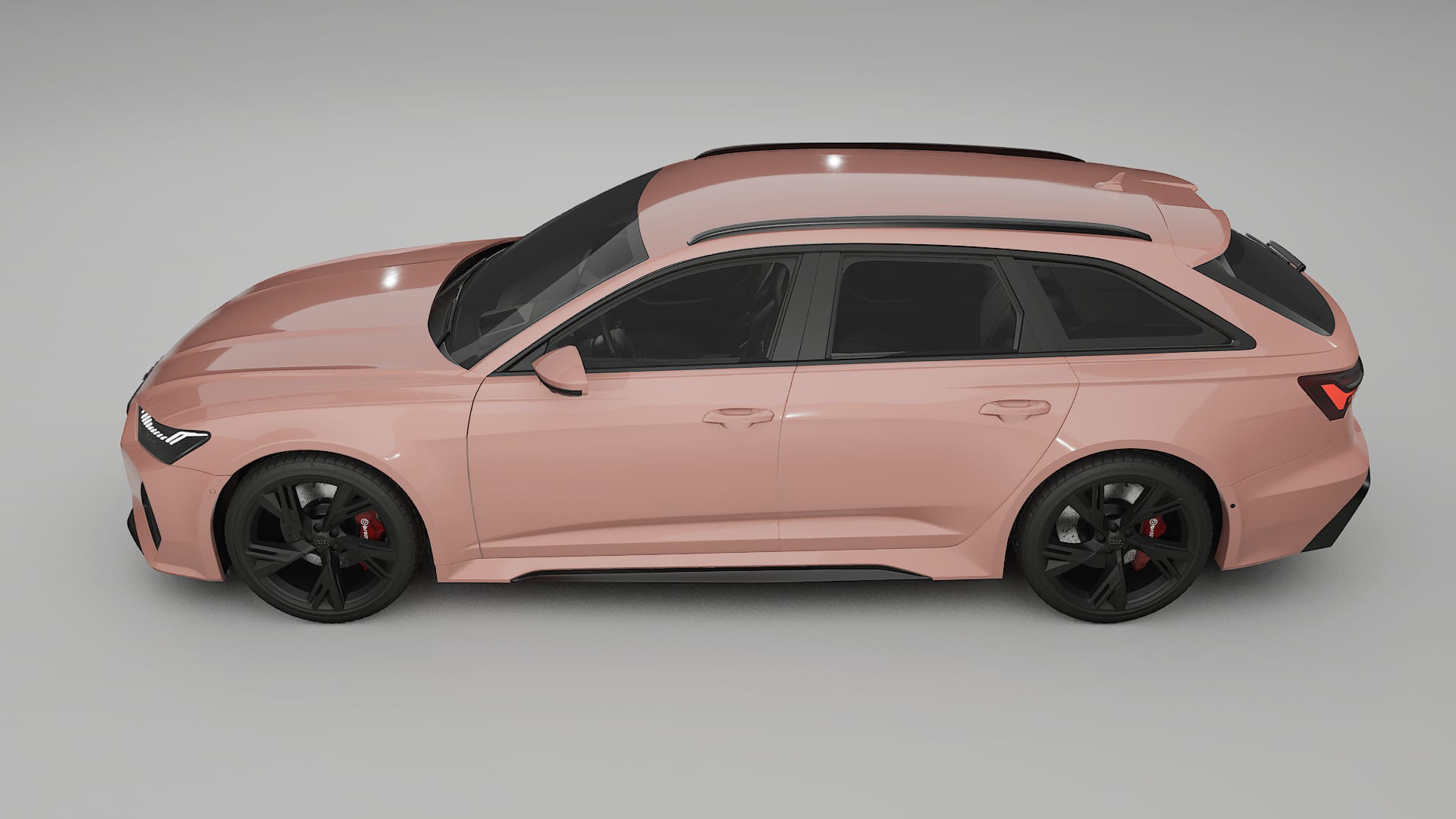 Audi RS6 Avant C8 facelift LCI TPU Paint Protection Film | BLUSH Color Change PPF Full Pre-Cut Kit