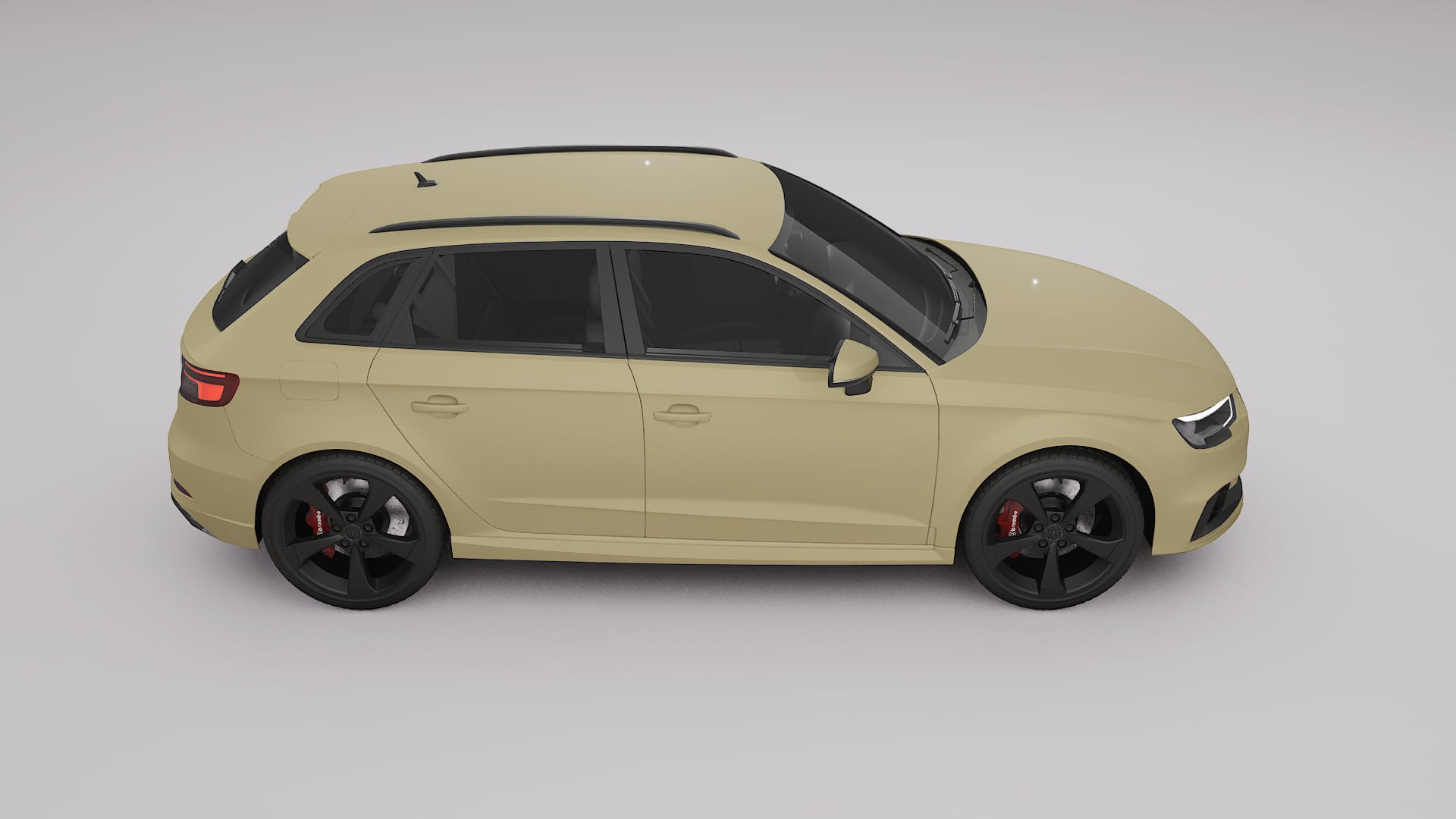 Audi RS3 Sportback 8V facelift LCI TPU Paint Protection Film | SAND Color Change PPF Full Pre-Cut Kit