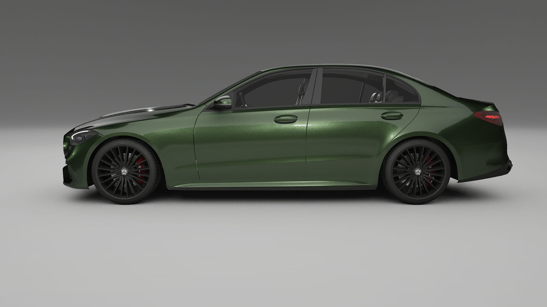 Mercedes C-Class W206 TPU Paint Protection Film | LAGOON Color Change PPF Full Pre-Cut Kit