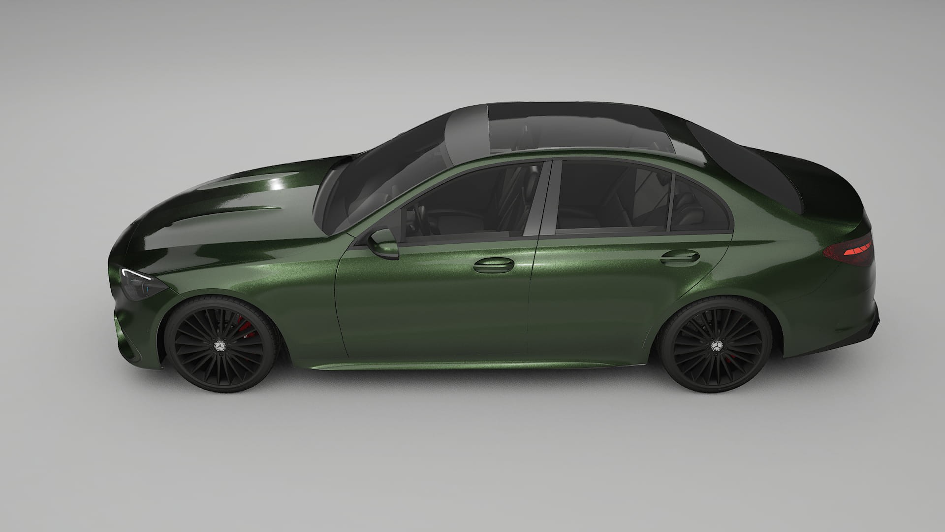 Mercedes C-Class W206 TPU Paint Protection Film | LAGOON Color Change PPF Full Pre-Cut Kit