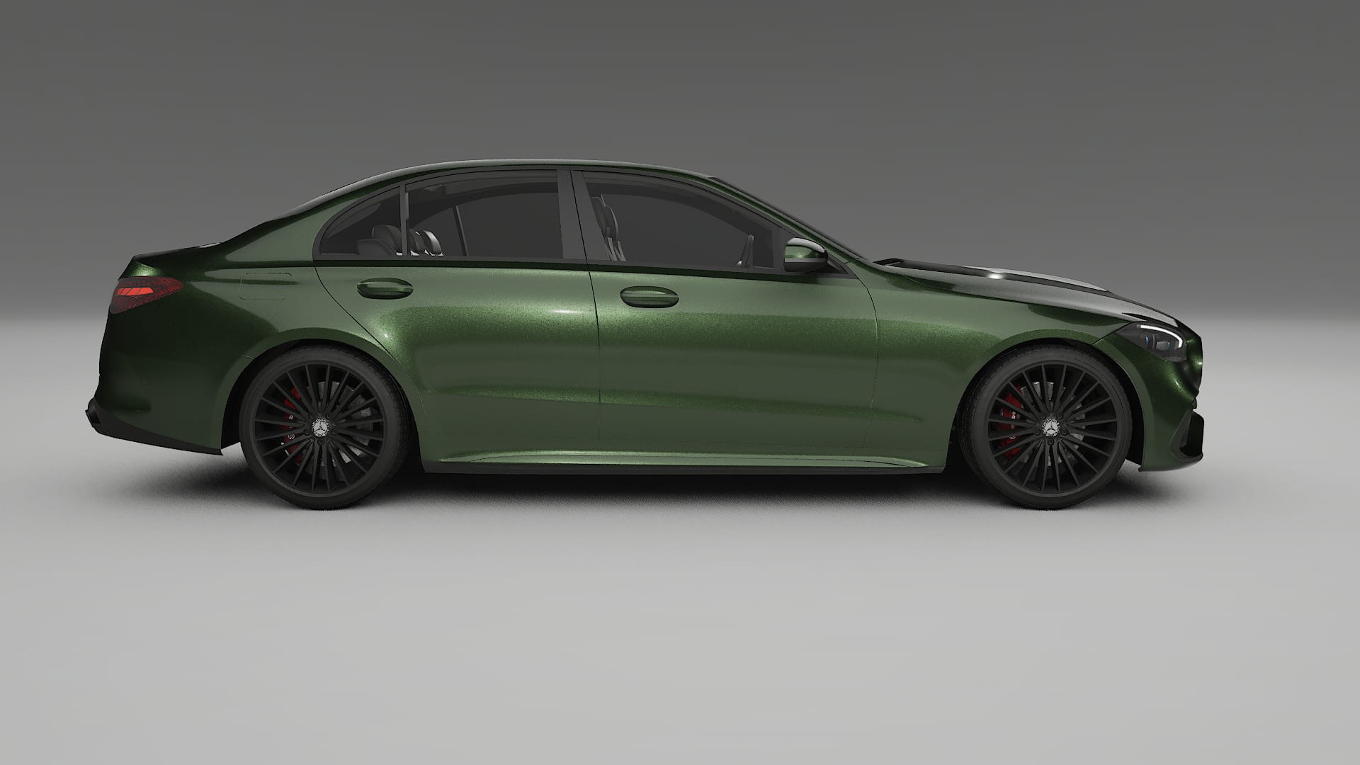 Mercedes C-Class W206 TPU Paint Protection Film | LAGOON Color Change PPF Full Pre-Cut Kit