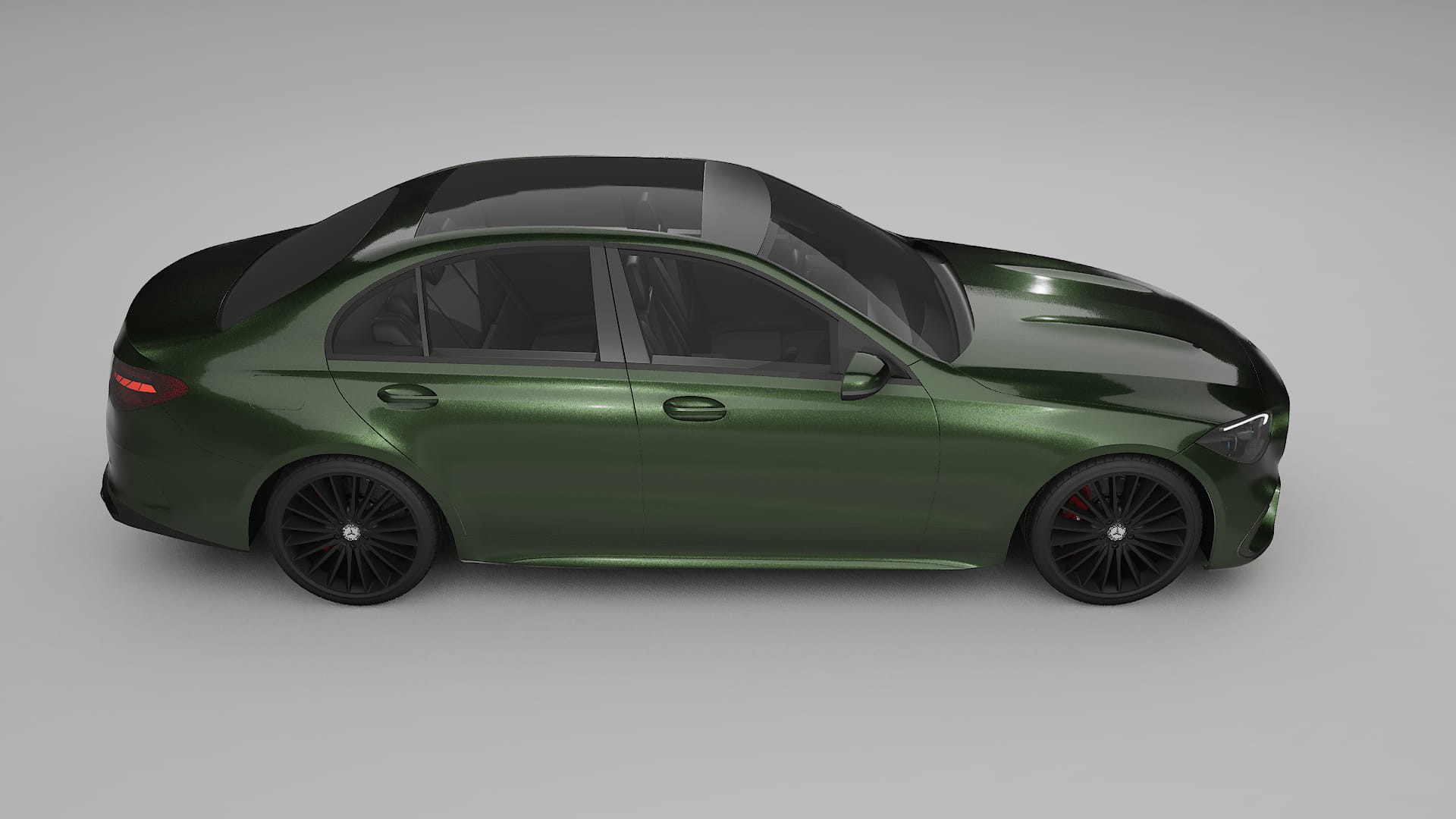 Mercedes C-Class W206 TPU Paint Protection Film | LAGOON Color Change PPF Full Pre-Cut Kit