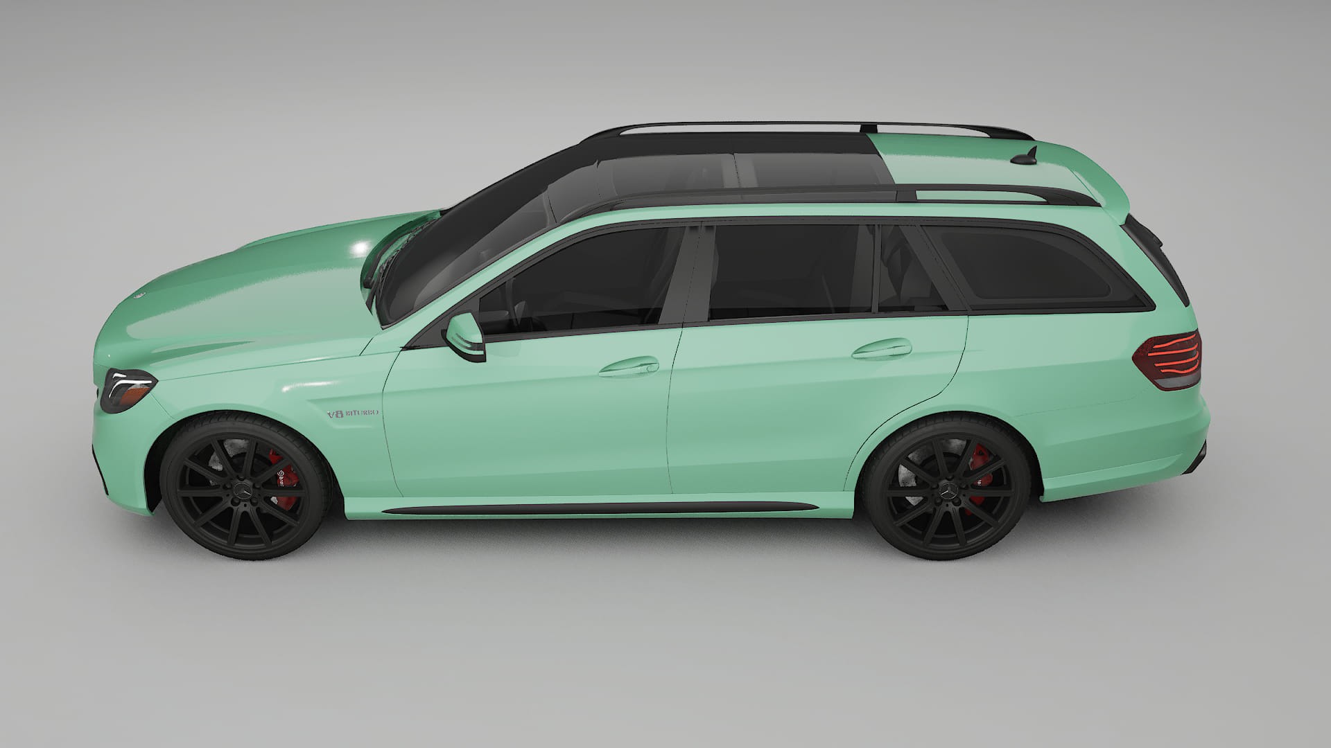 Mercedes E63 AMG Combi W212 facelift LCI TPU Paint Protection Film | DUSTY Color Change PPF Full Pre-Cut Kit