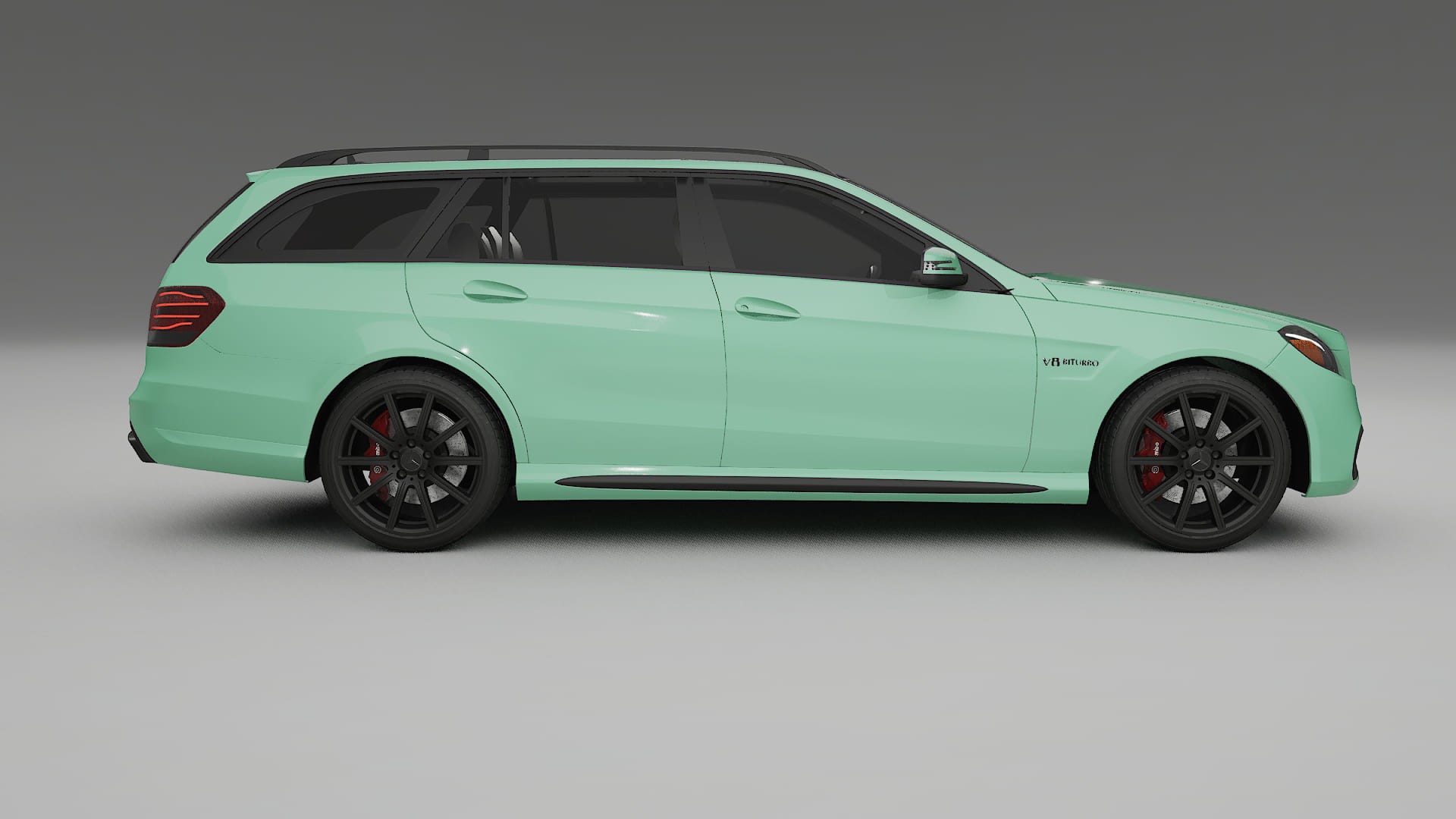 Mercedes E63 AMG Combi W212 facelift LCI TPU Paint Protection Film | DUSTY Color Change PPF Full Pre-Cut Kit