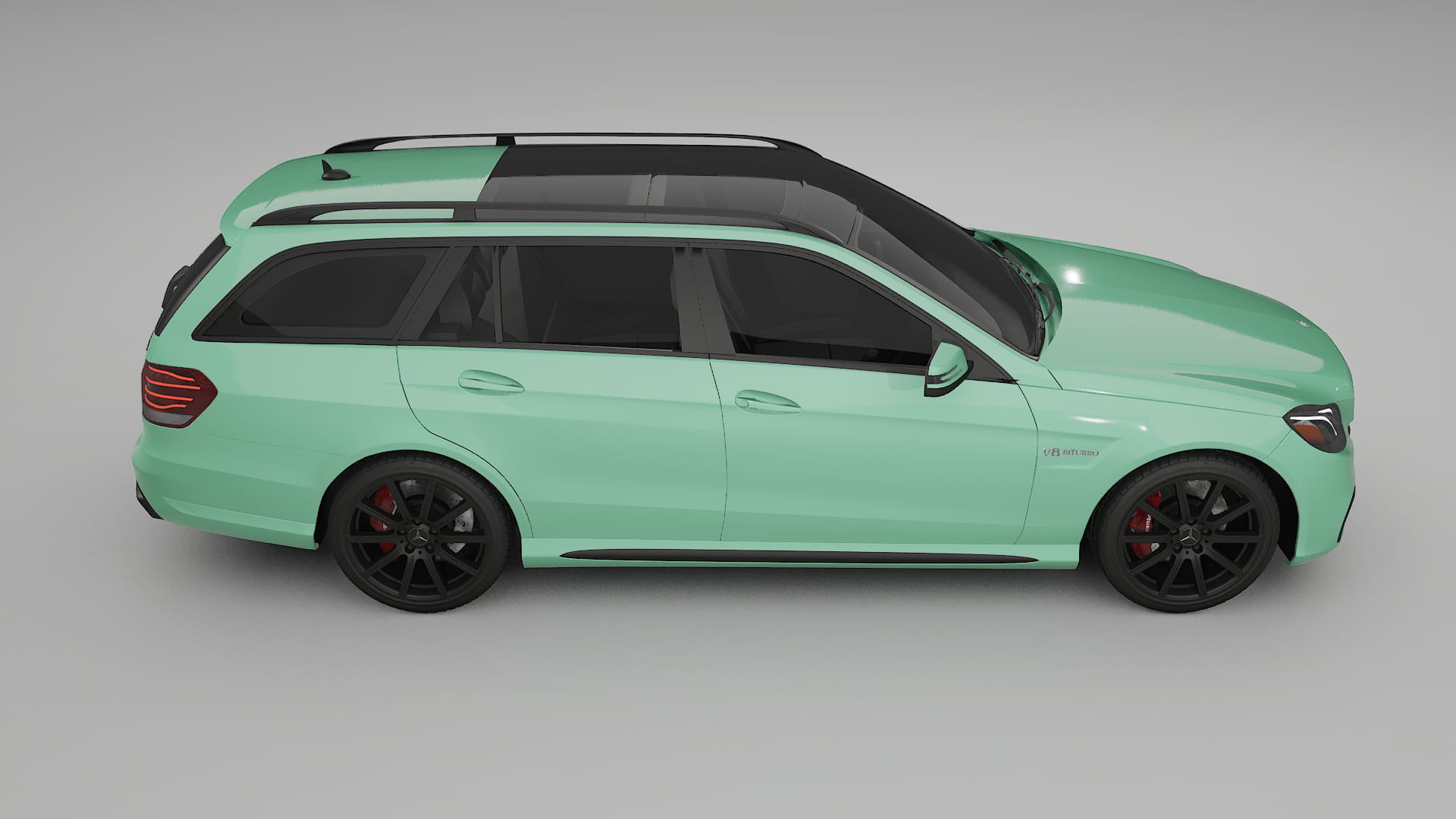 Mercedes E63 AMG Combi W212 facelift LCI TPU Paint Protection Film | DUSTY Color Change PPF Full Pre-Cut Kit