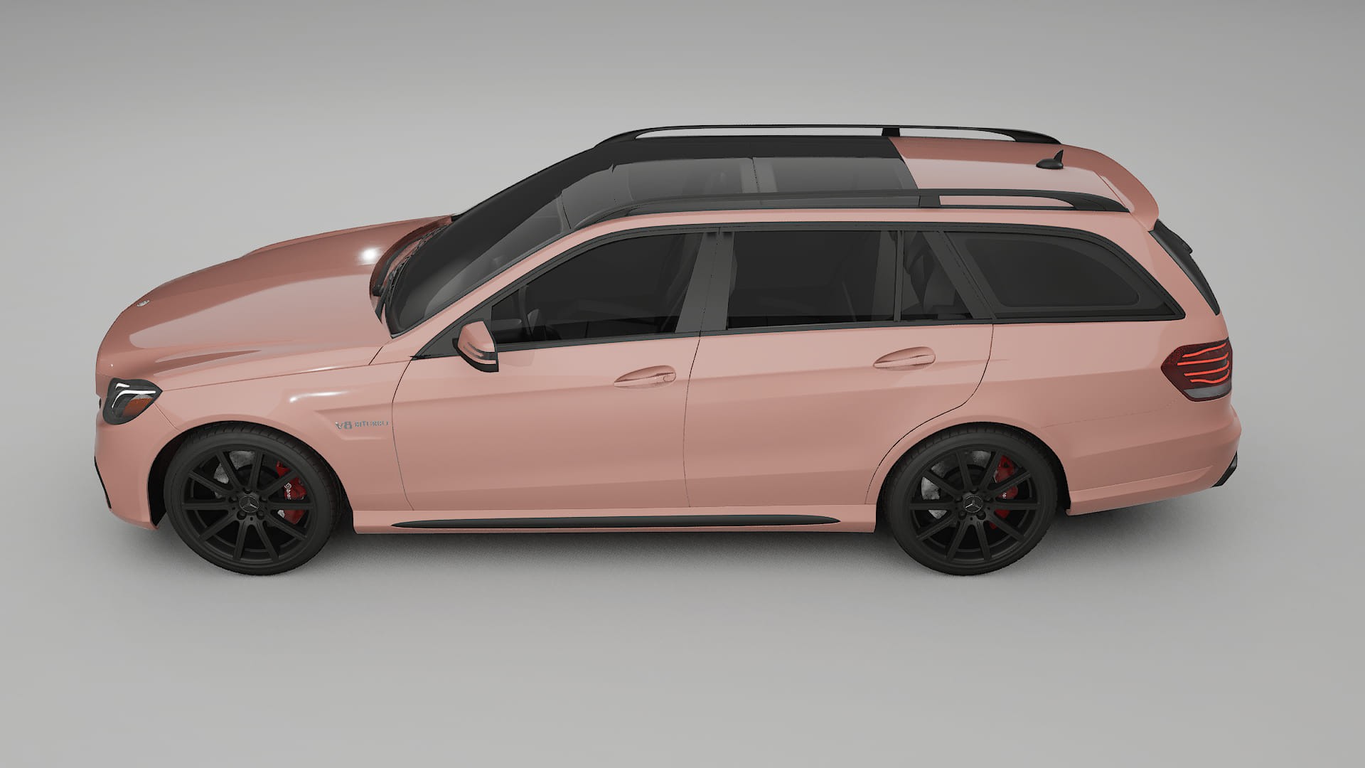 Mercedes E63 AMG Combi W212 facelift LCI TPU Paint Protection Film | BLUSH Color Change PPF Full Pre-Cut Kit