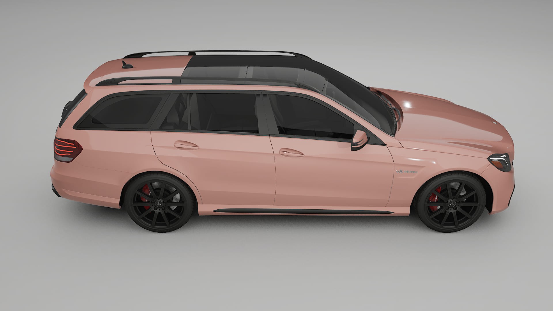 Mercedes E63 AMG Combi W212 facelift LCI TPU Paint Protection Film | BLUSH Color Change PPF Full Pre-Cut Kit