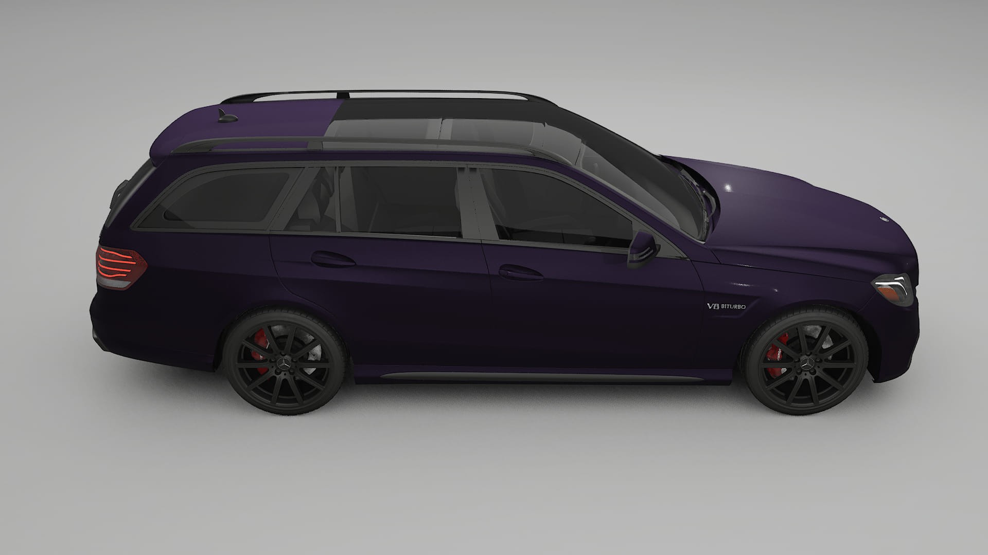 Mercedes E63 AMG Combi W212 facelift LCI TPU Paint Protection Film | VIOLET Color Change PPF Full Pre-Cut Kit