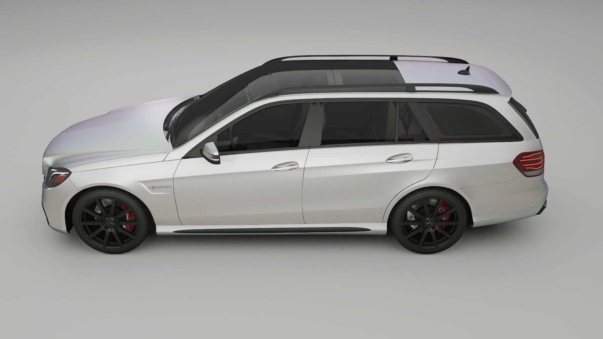 Mercedes E63 AMG Combi W212 facelift LCI TPU Paint Protection Film | NEBULA Color Change PPF Full Pre-Cut Kit