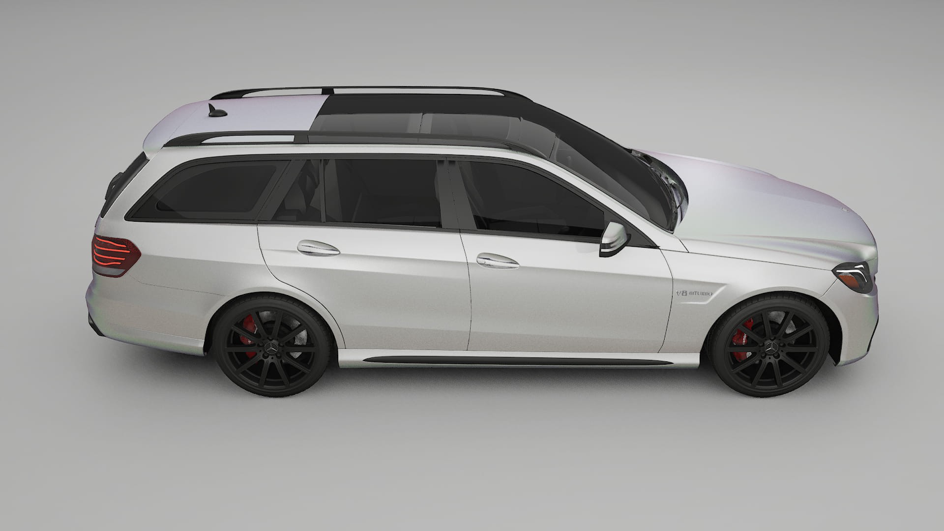 Mercedes E63 AMG Combi W212 facelift LCI TPU Paint Protection Film | NEBULA Color Change PPF Full Pre-Cut Kit