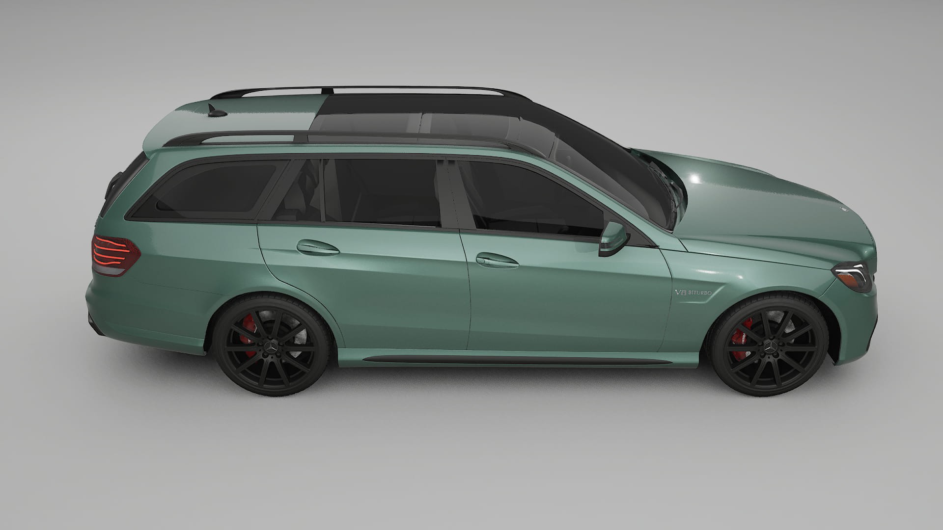 Mercedes E63 AMG Combi W212 facelift LCI TPU Paint Protection Film | EVERGREEN Color Change PPF Full Pre-Cut Kit