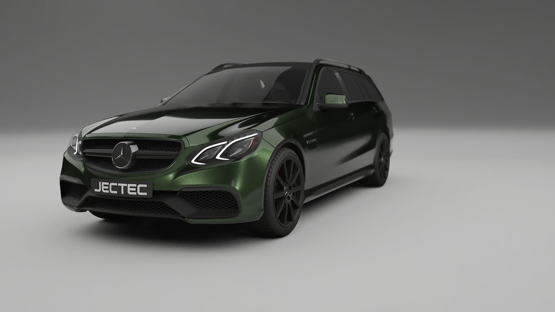 Mercedes E63 AMG Combi W212 facelift LCI TPU Paint Protection Film | LAGOON Color Change PPF Full Pre-Cut Kit