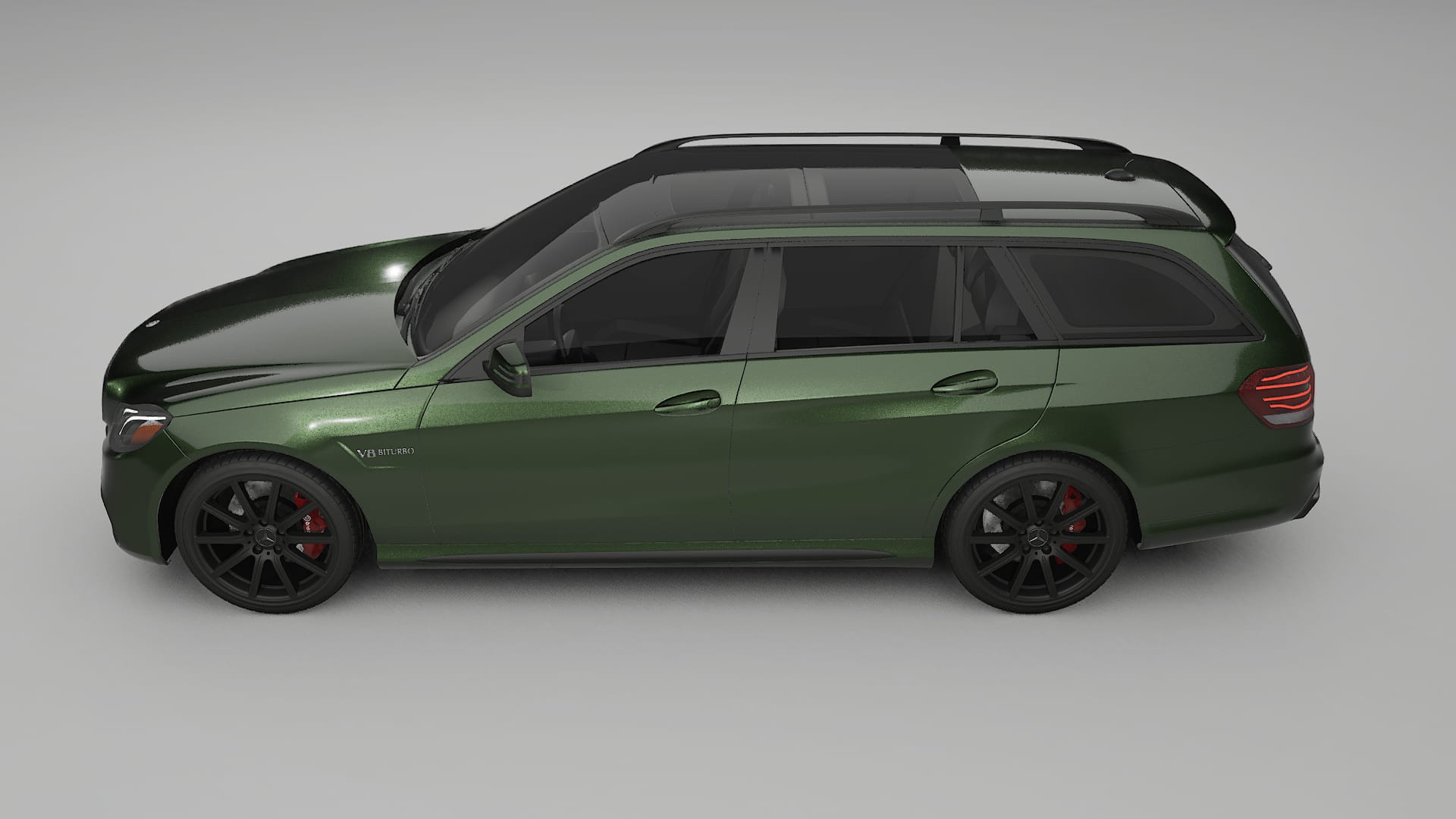 Mercedes E63 AMG Combi W212 facelift LCI TPU Paint Protection Film | LAGOON Color Change PPF Full Pre-Cut Kit