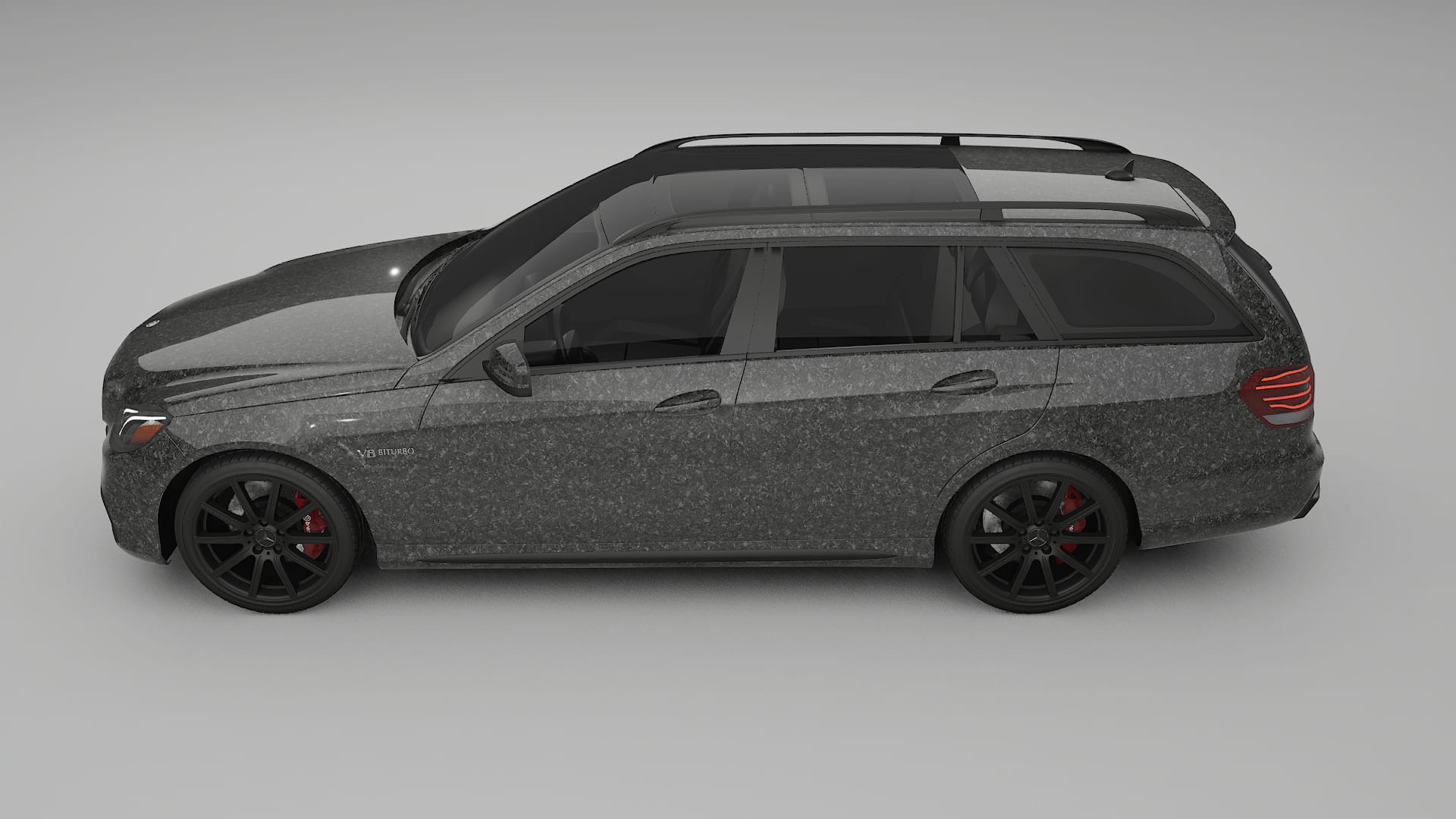 Mercedes E63 AMG Combi W212 facelift LCI TPU Paint Protection Film | FORGED S Color Change PPF Full Pre-Cut Kit