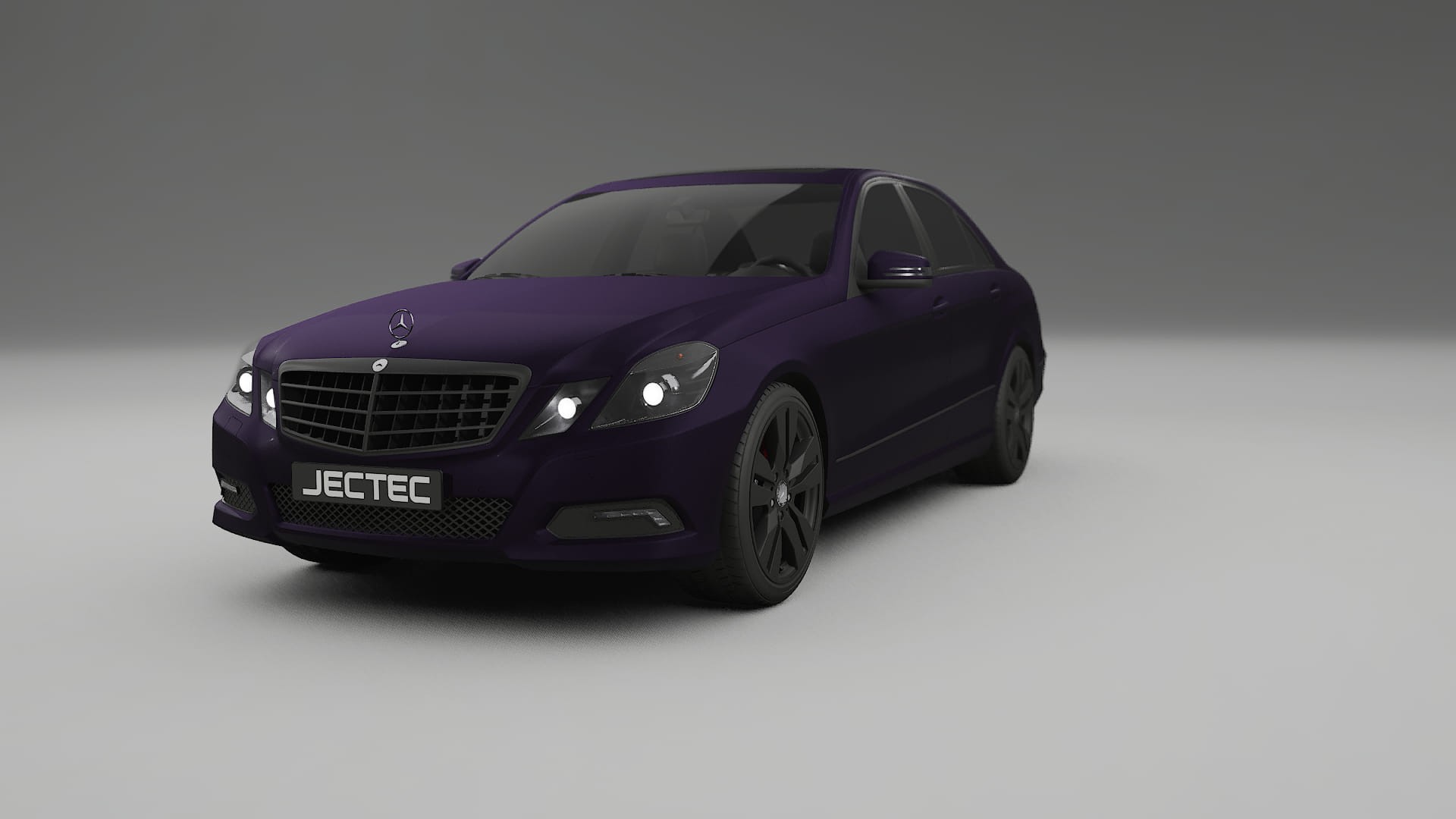 Mercedes E-Class Sedan W212 Prefacelift pre-LCI TPU Paint Protection Film | VIOLET Color Change PPF Full Pre-Cut Kit