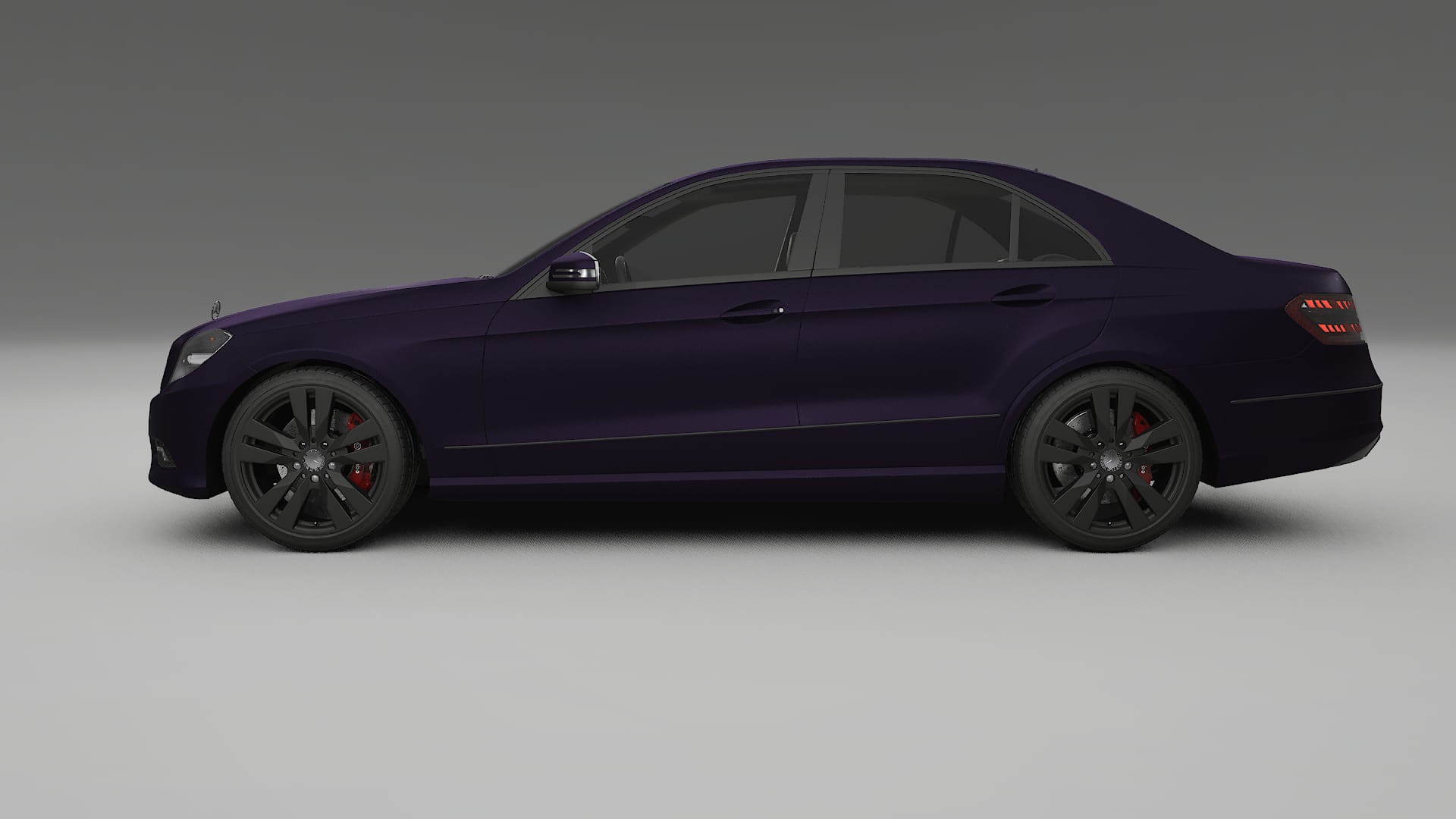 Mercedes E-Class Sedan W212 Prefacelift pre-LCI TPU Paint Protection Film | VIOLET Color Change PPF Full Pre-Cut Kit