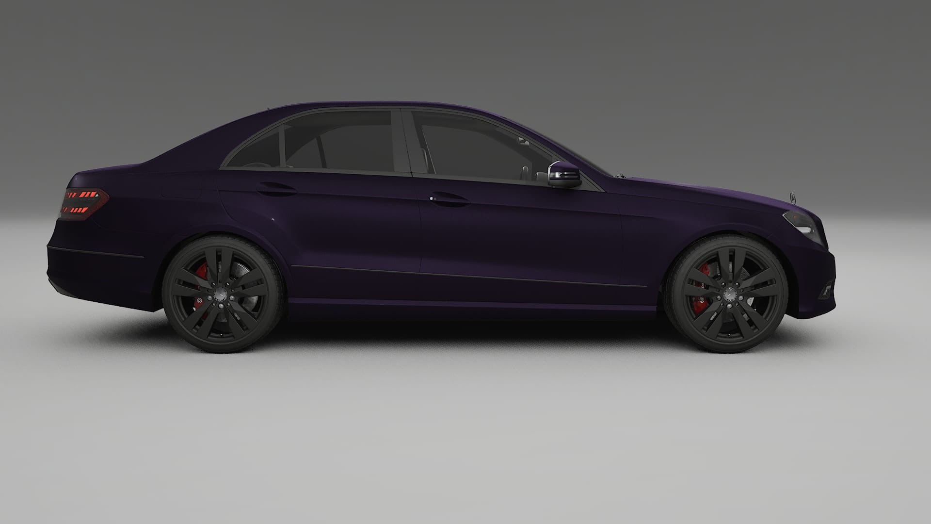Mercedes E-Class Sedan W212 Prefacelift pre-LCI TPU Paint Protection Film | VIOLET Color Change PPF Full Pre-Cut Kit