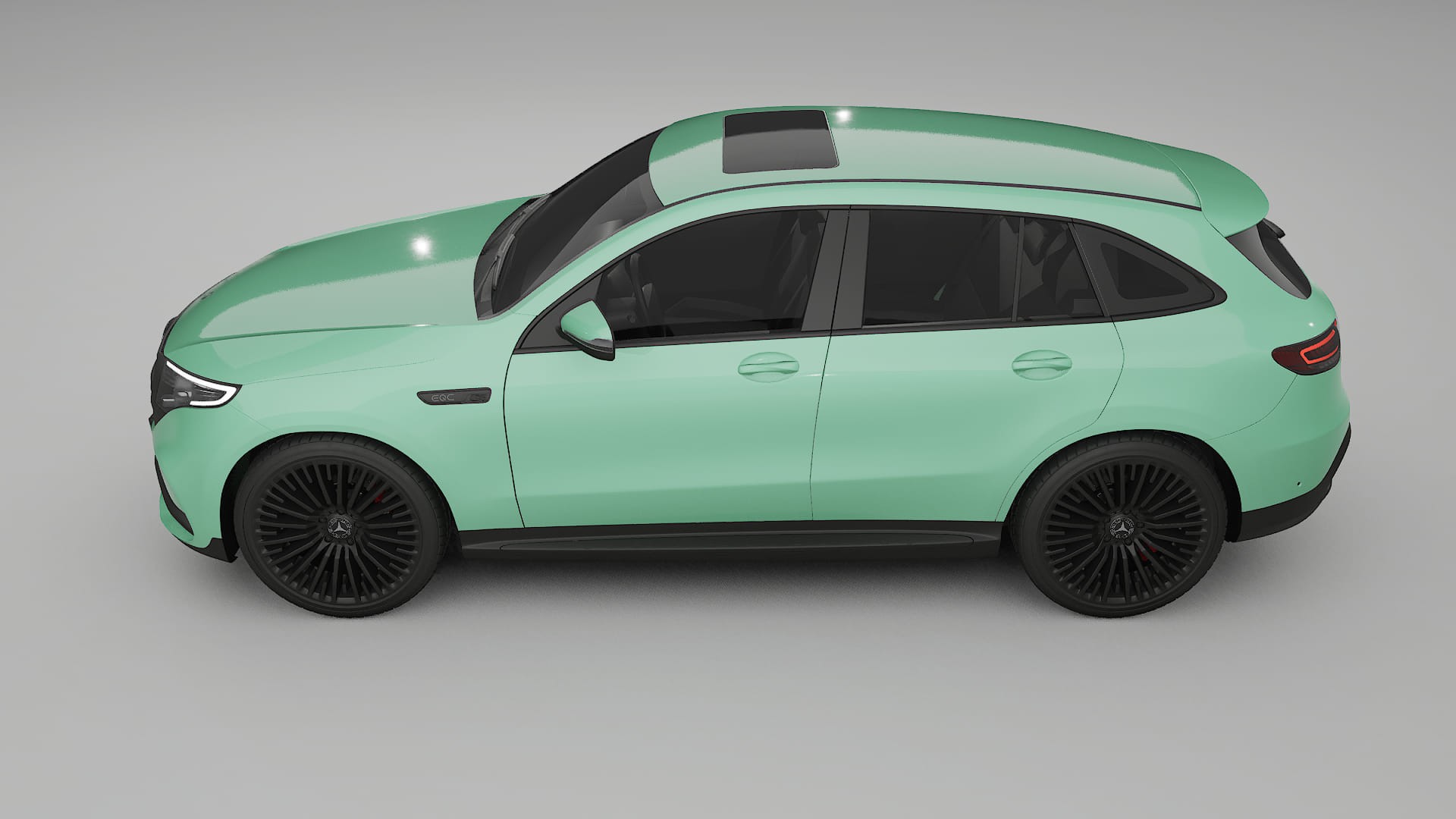 Mercedes EQC AMG TPU Paint Protection Film | DUSTY Color Change PPF Full Pre-Cut Kit