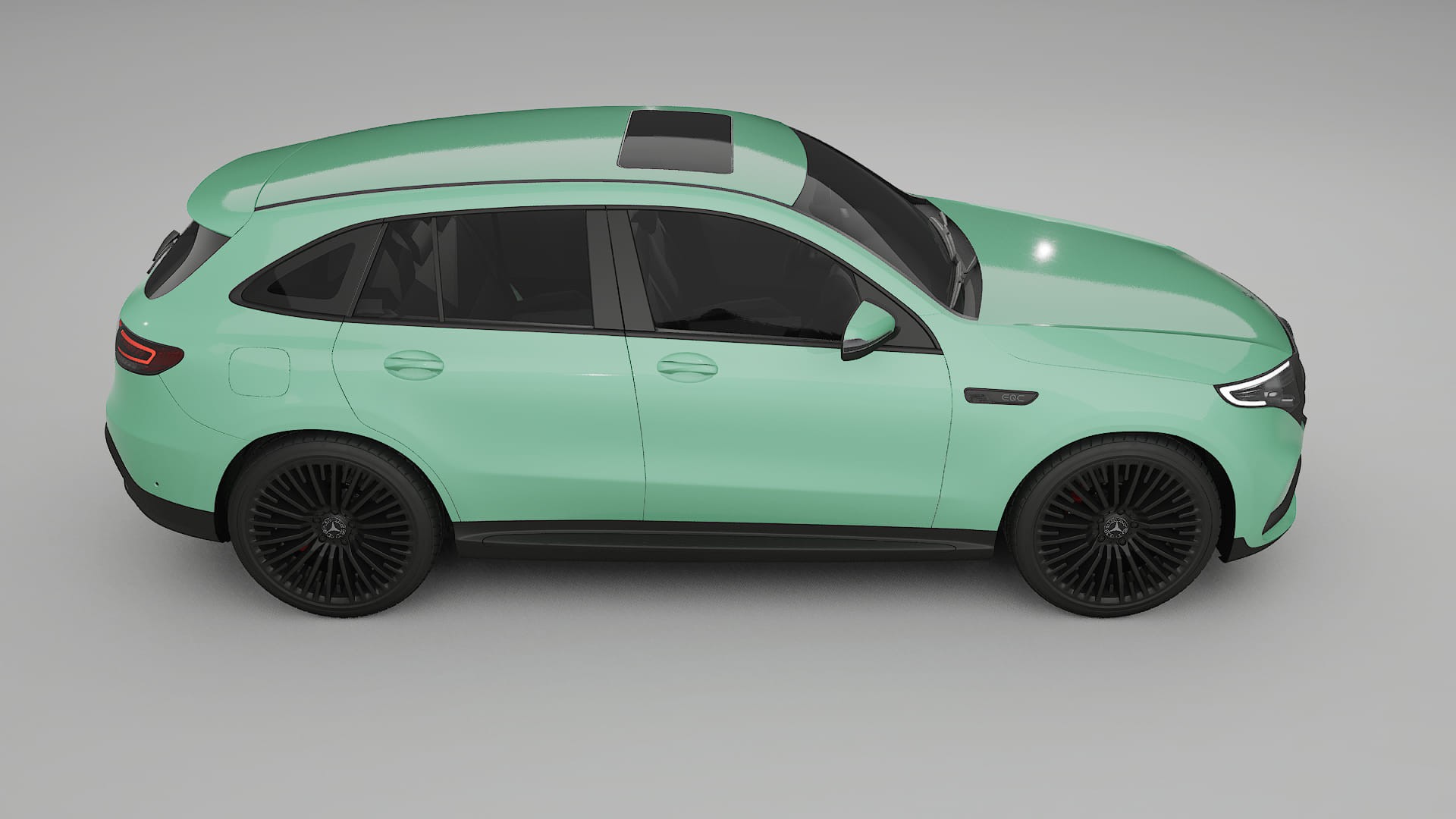 Mercedes EQC AMG TPU Paint Protection Film | DUSTY Color Change PPF Full Pre-Cut Kit