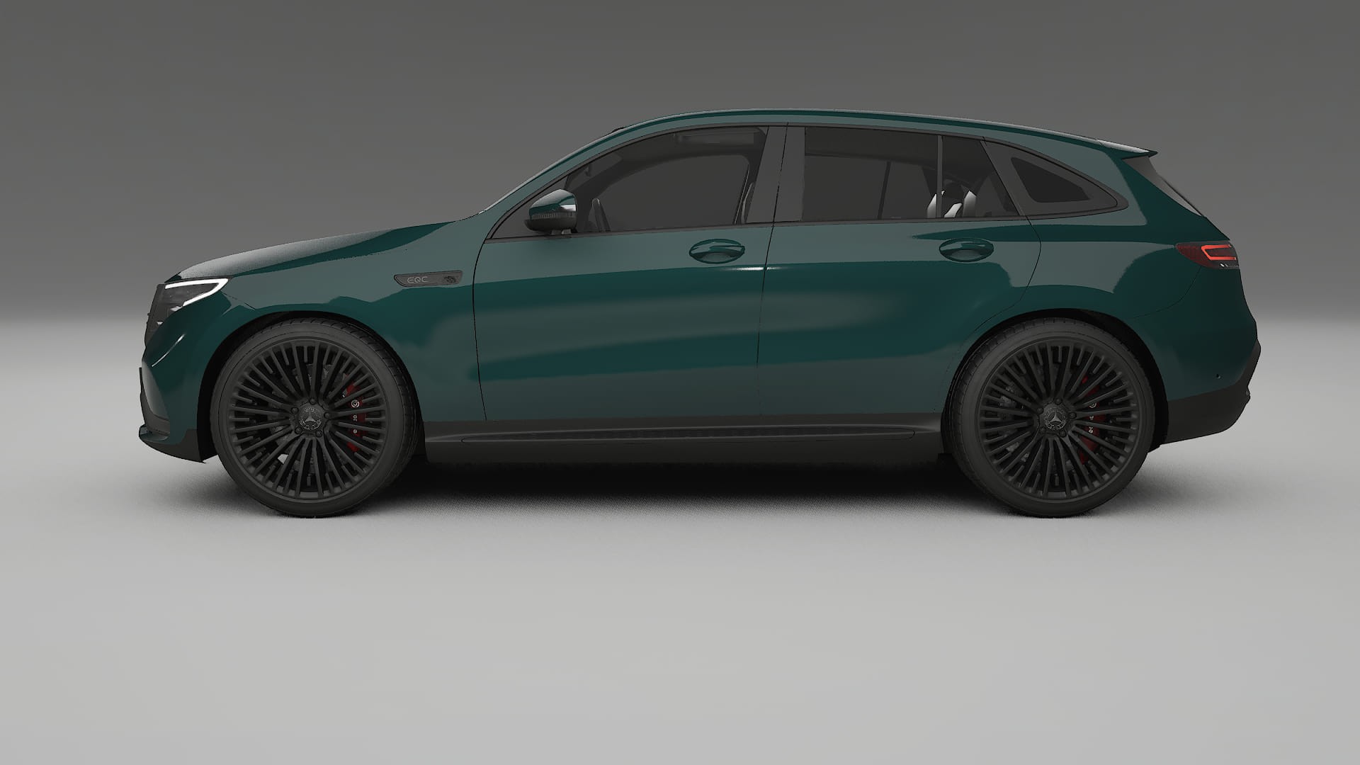 Mercedes EQC AMG TPU Paint Protection Film | INFERNO Color Change PPF Full Pre-Cut Kit