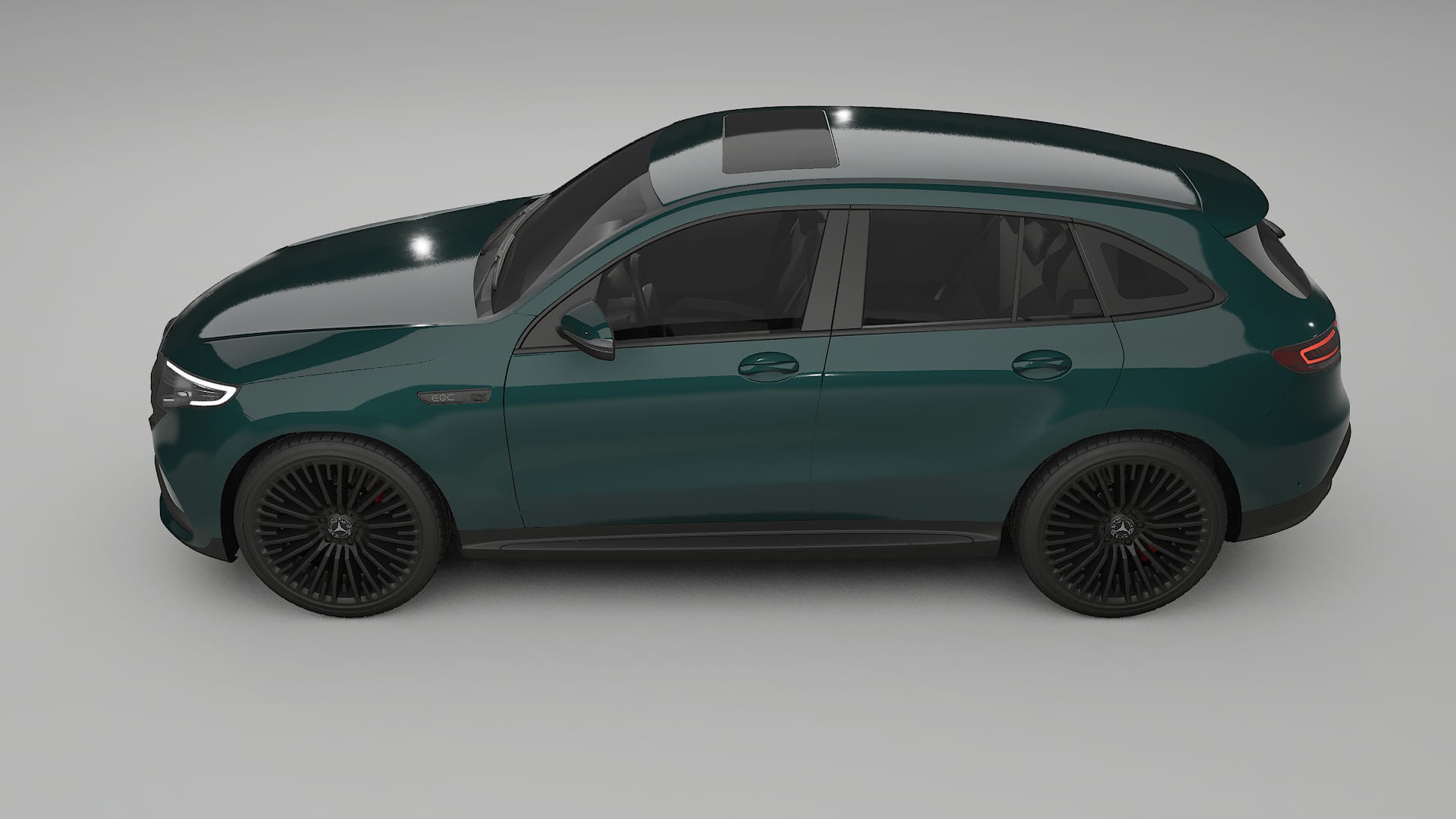 Mercedes EQC AMG TPU Paint Protection Film | INFERNO Color Change PPF Full Pre-Cut Kit