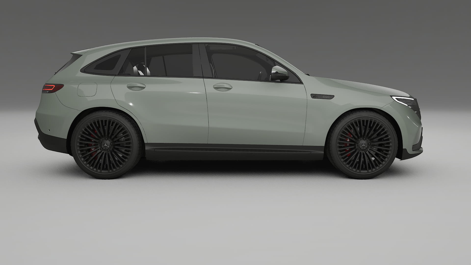 Mercedes EQC AMG TPU Paint Protection Film | SLATE Color Change PPF Full Pre-Cut Kit