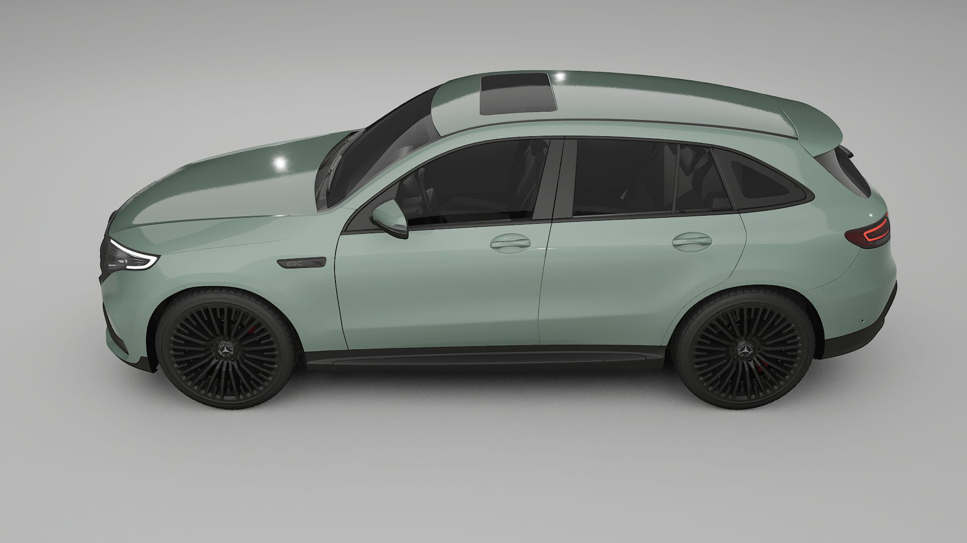 Mercedes EQC AMG TPU Paint Protection Film | CINDER Color Change PPF Full Pre-Cut Kit