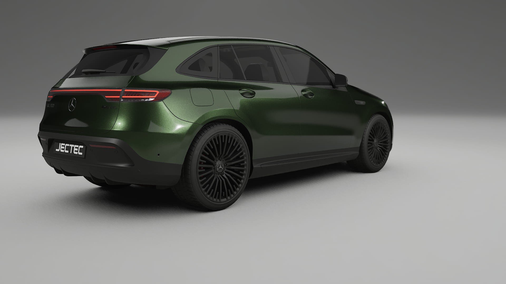 Mercedes EQC AMG TPU Paint Protection Film | LAGOON Color Change PPF Full Pre-Cut Kit