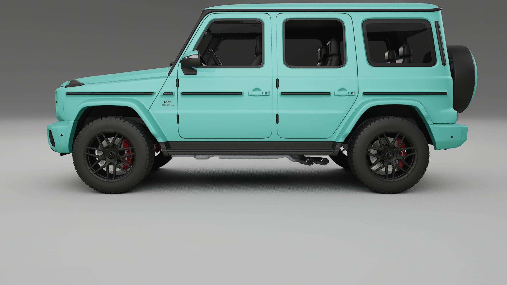 Mercedes G63 AMG W463A TPU Paint Protection Film | FROST Color Change PPF Full Pre-Cut Kit