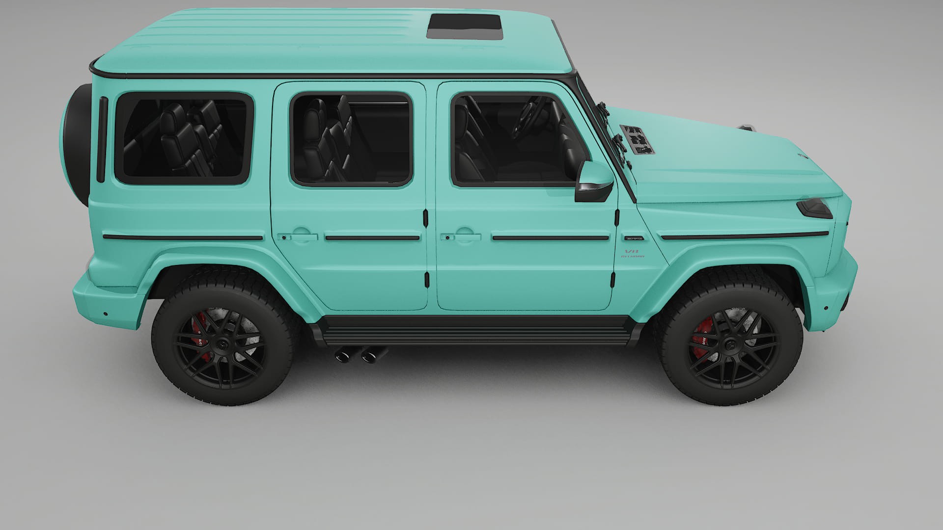 Mercedes G63 AMG W463A TPU Paint Protection Film | FROST Color Change PPF Full Pre-Cut Kit